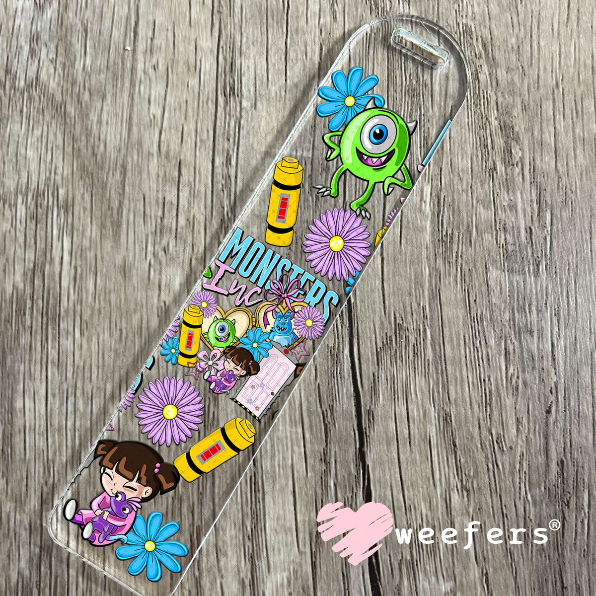 UV DTF Cup Wrap – Monsters Inc Bookmark Weefers
