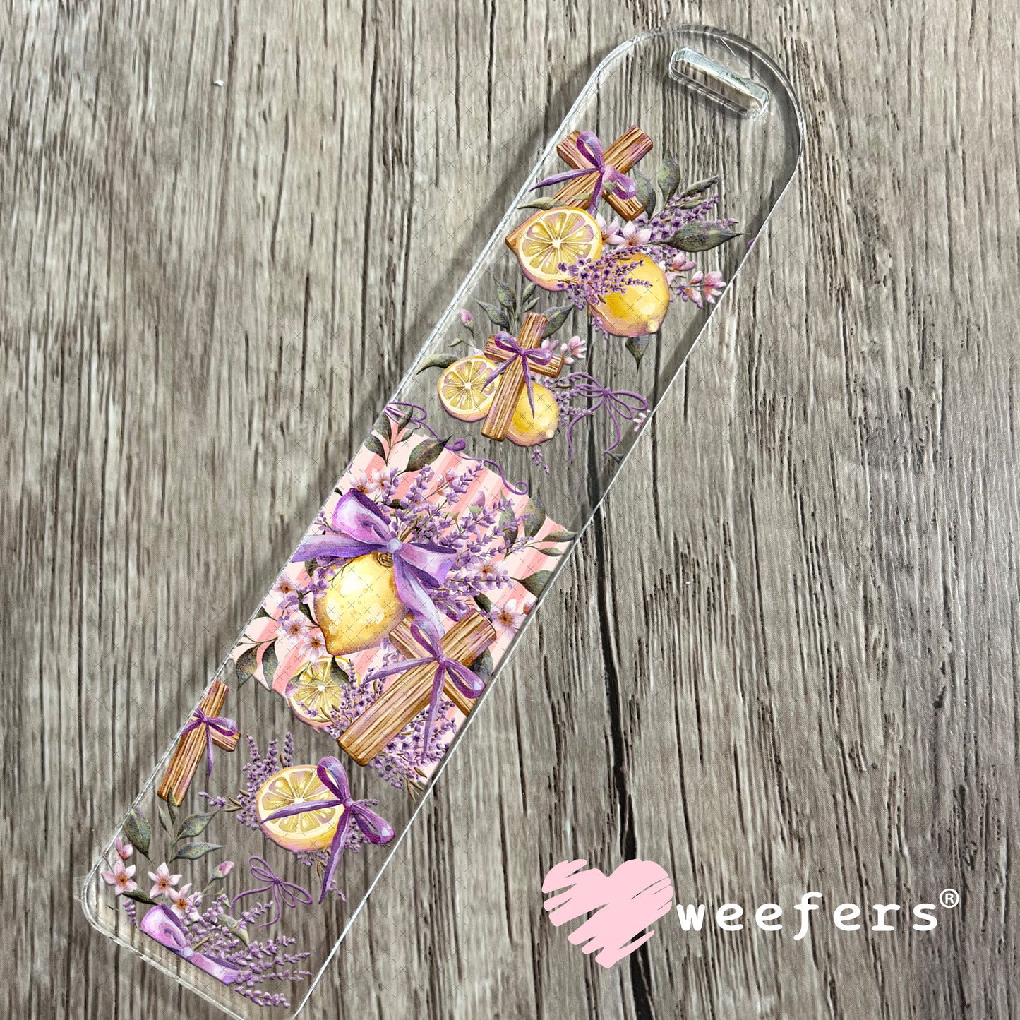 UV DTF Cup Wrap – Zesty Lemon Cross Bookmark Weefers