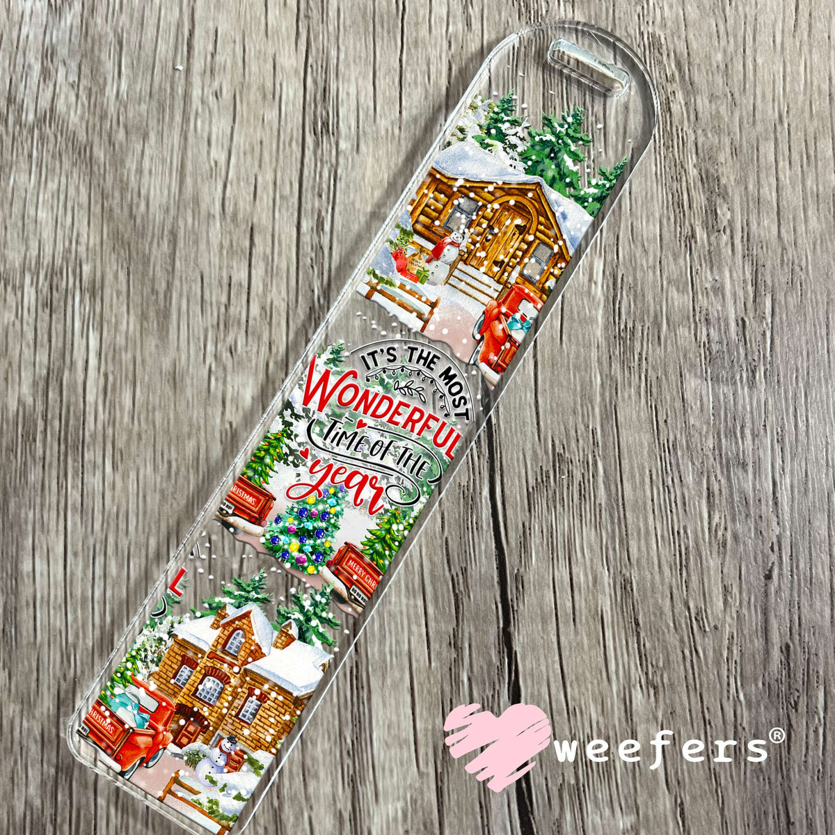 Most Wonderful Time of the Year UV DTF Cup Wrap Bookmark Weefers
