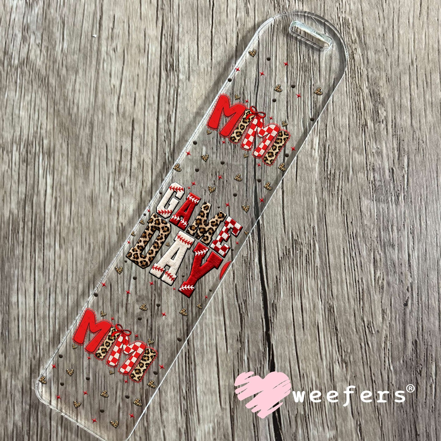 UV DTF Cup Wrap – Game Day Mimi Baseball - Weefers Exclusive Bookmark Weefers