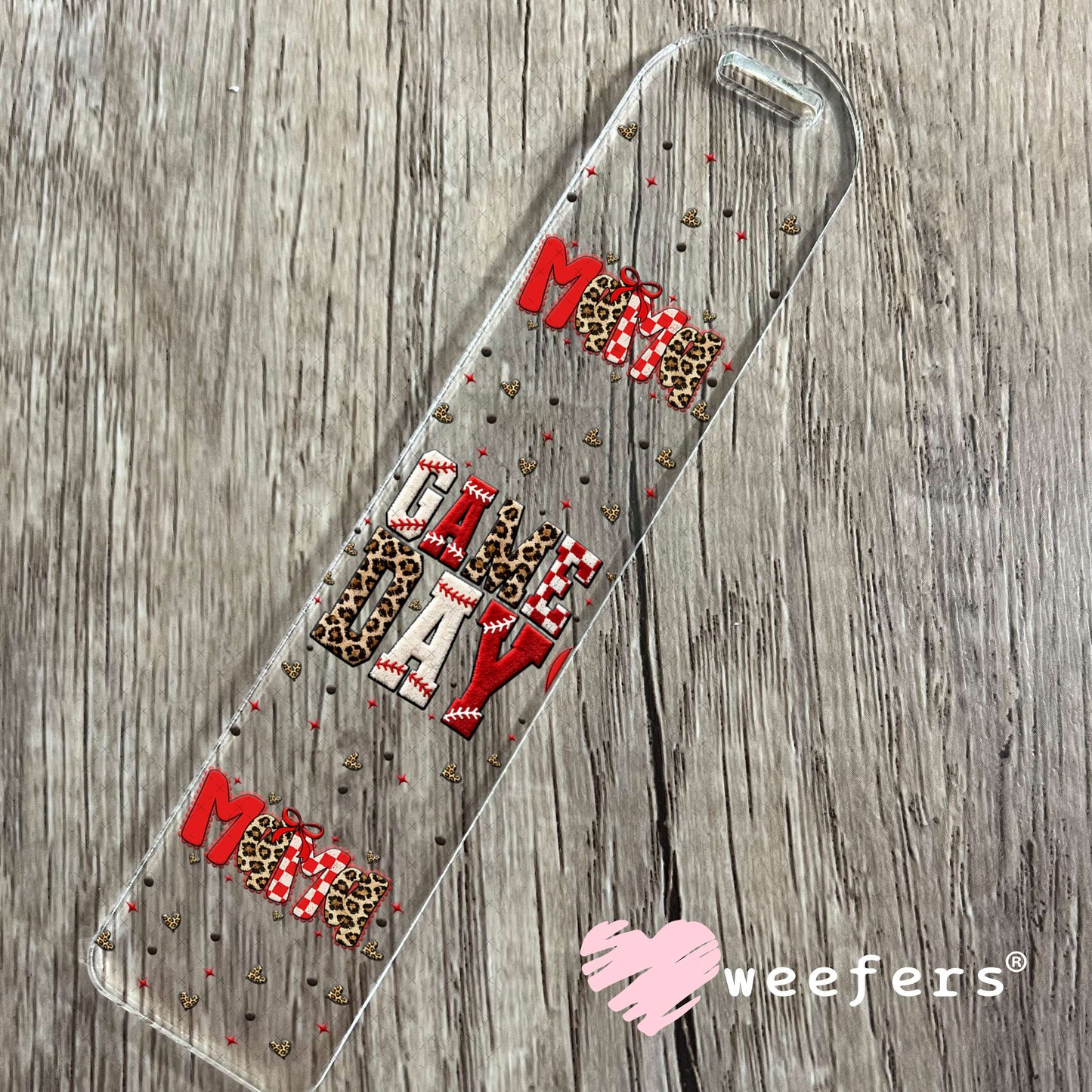 UV DTF Cup Wrap – Game Day Mama Baseball - Weefers Exclusive Bookmark Weefers