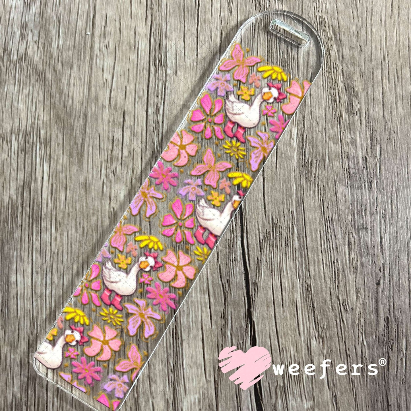 UV DTF Cup Wrap – Curious Geese Bookmark Weefers