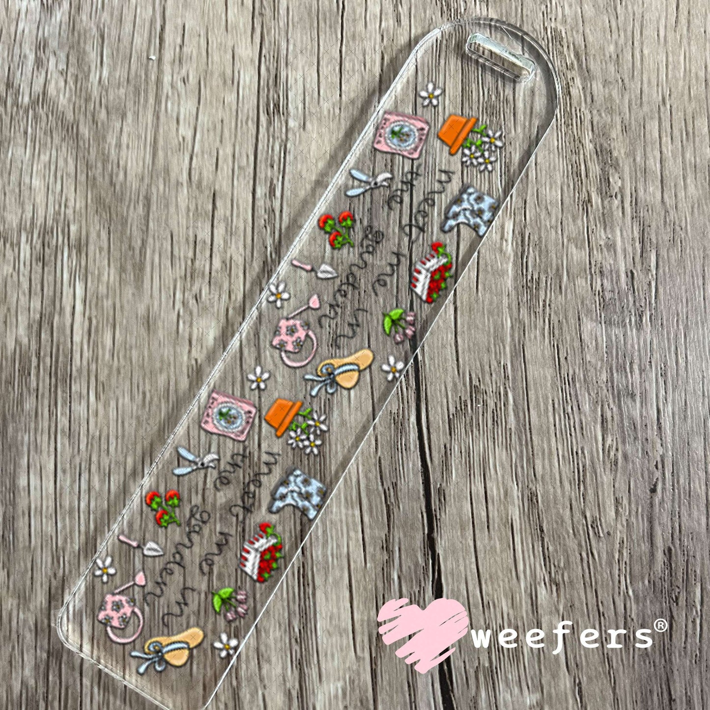 UV DTF Cup Wrap – Meet Me in The Garden Bookmark Weefers