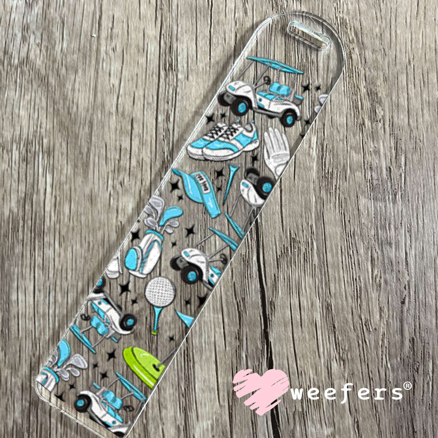 UV DTF Cup Wrap – Blue Golf Favorite Things Bookmark Weefers