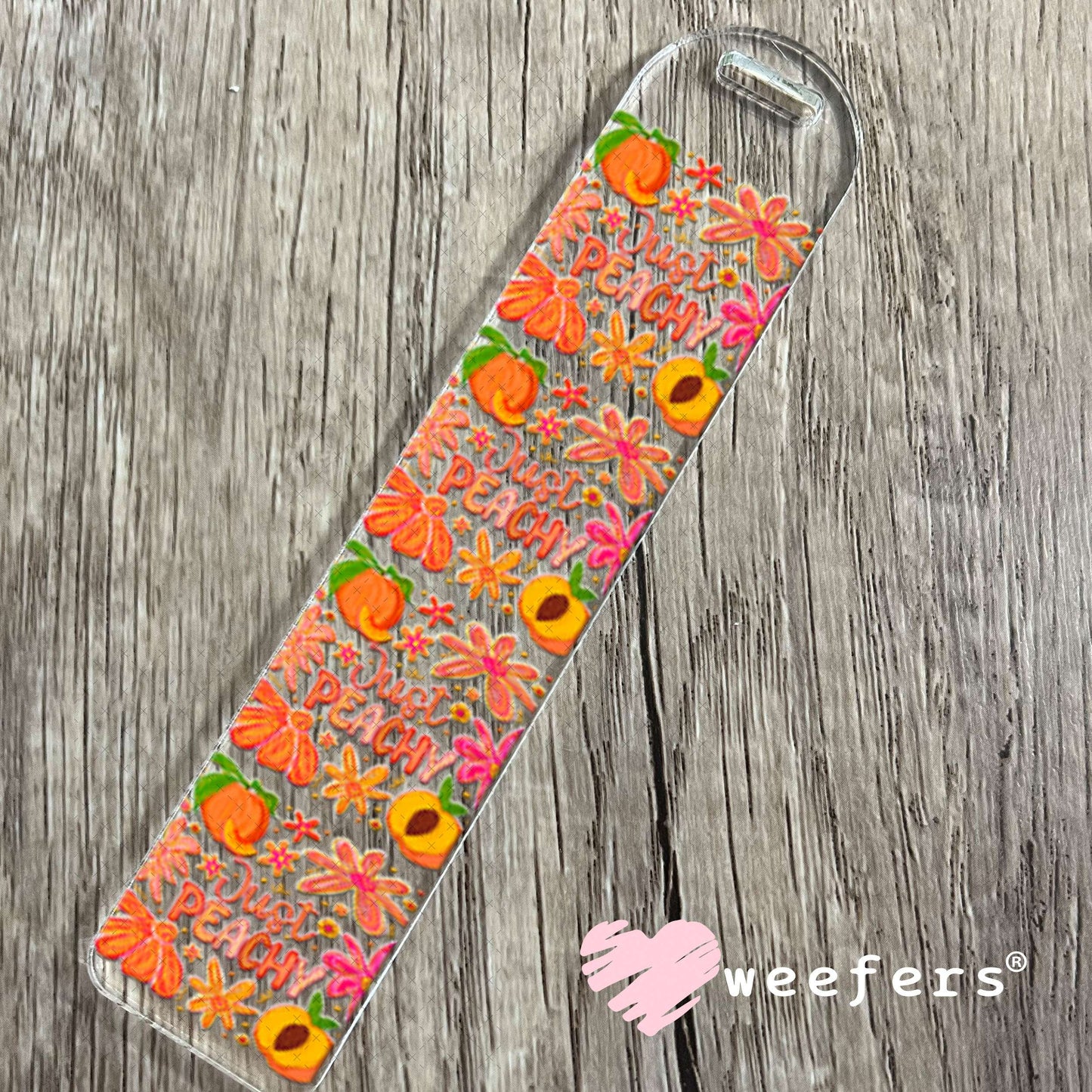 UV DTF Cup Wrap – Just Peachy Bookmark Weefers