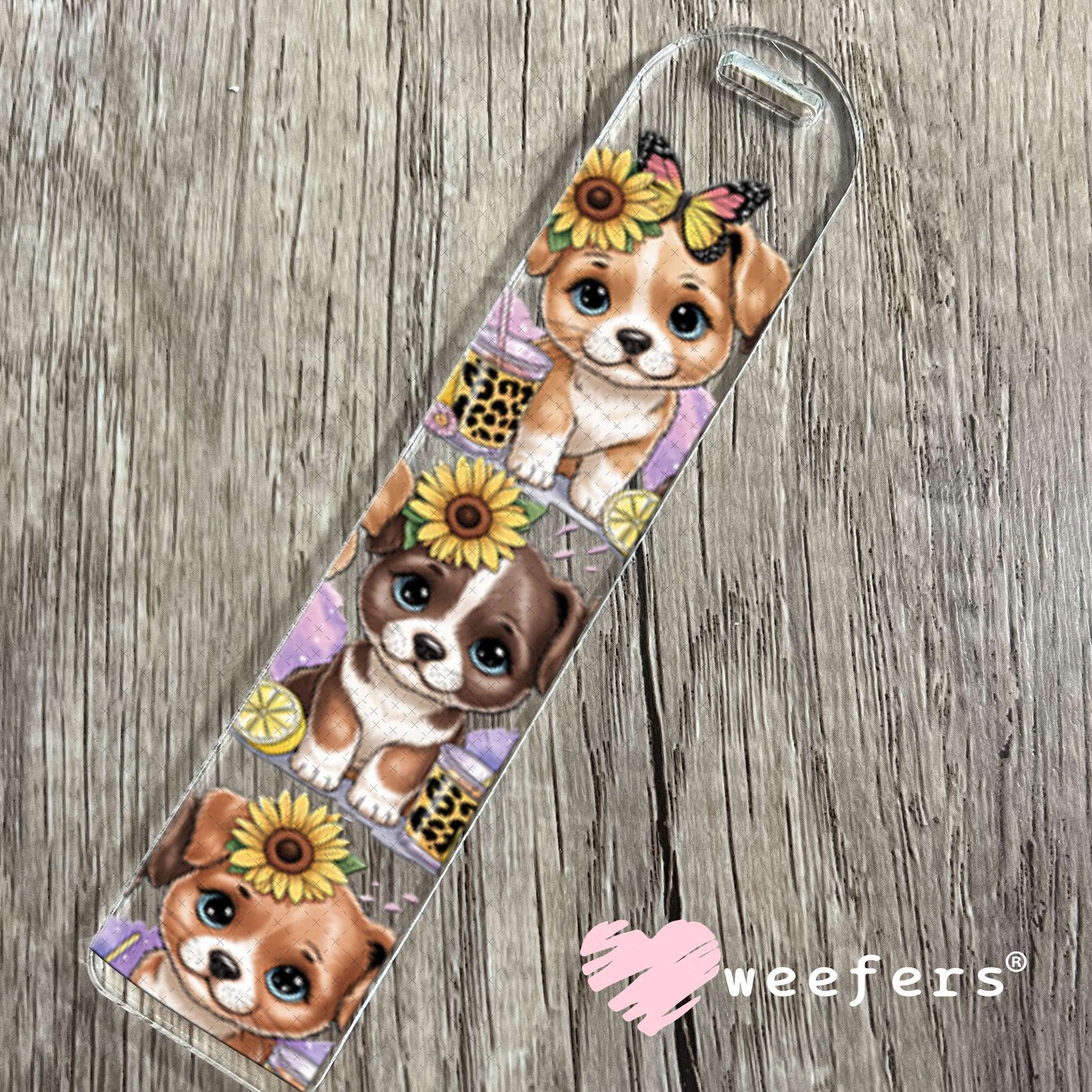 UV DTF Cup Wrap – Puppy Dog Friends Bookmark Weefers
