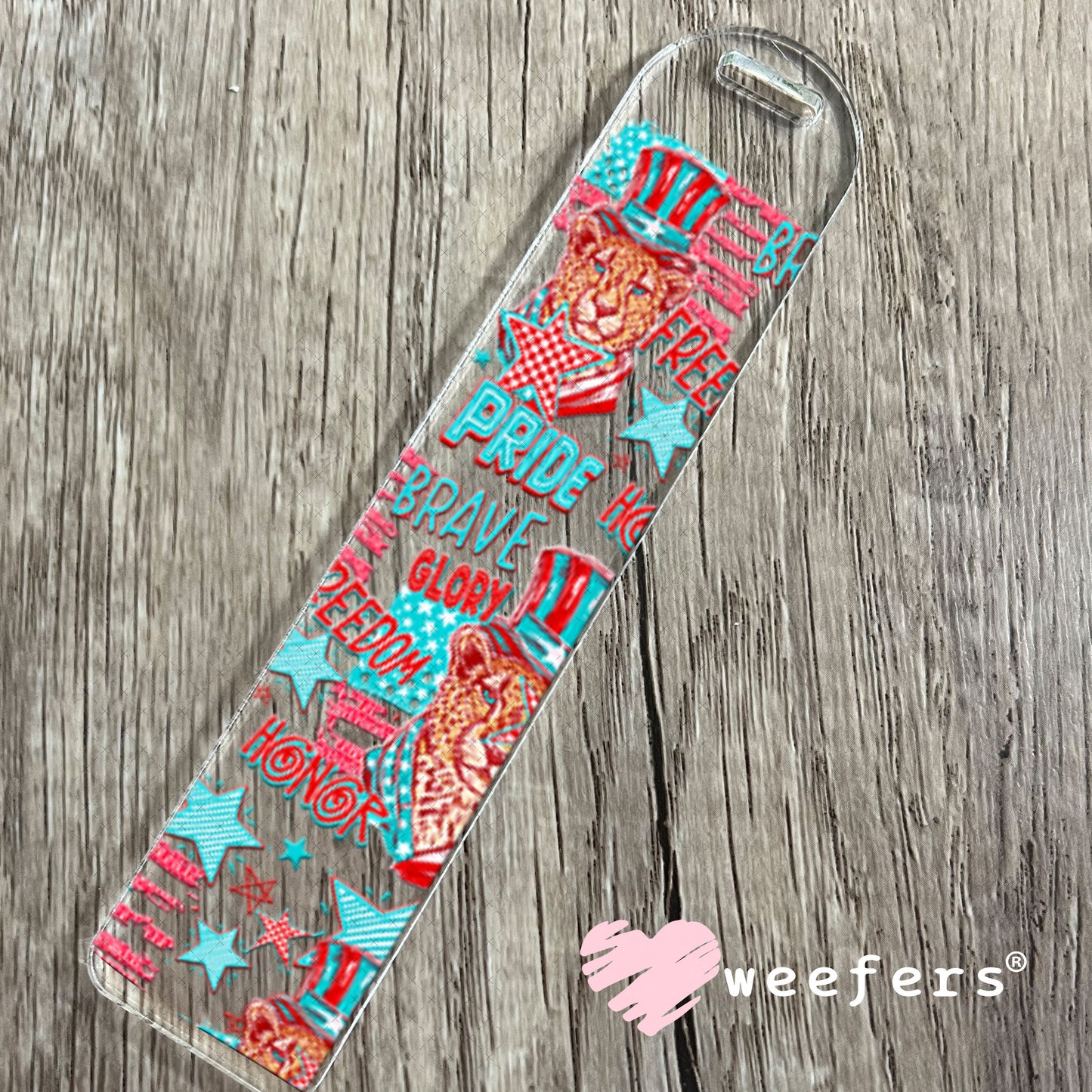 UV DTF Cup Wrap – Freedom USA Bookmark Weefers
