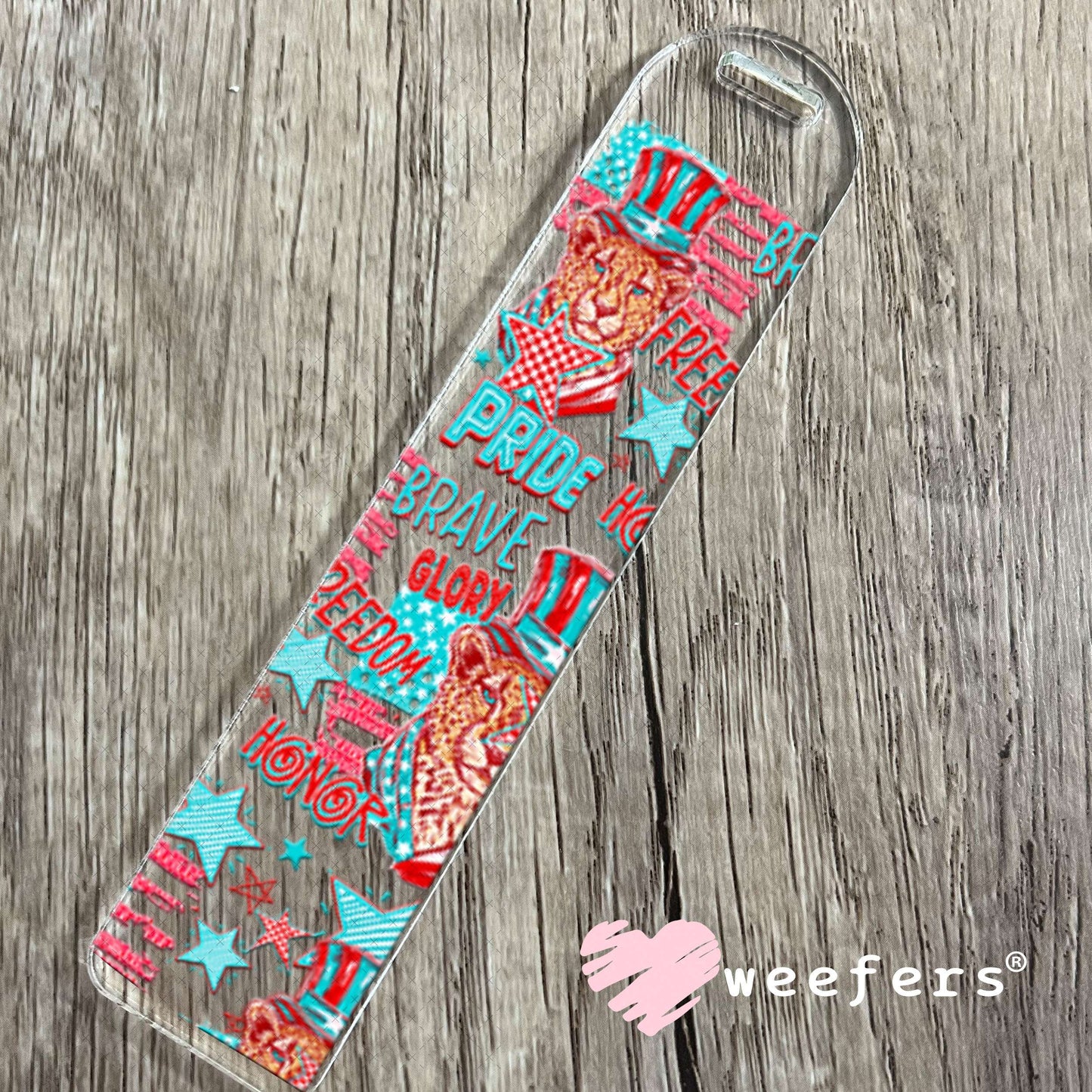 UV DTF Cup Wrap – Freedom USA Bookmark Weefers