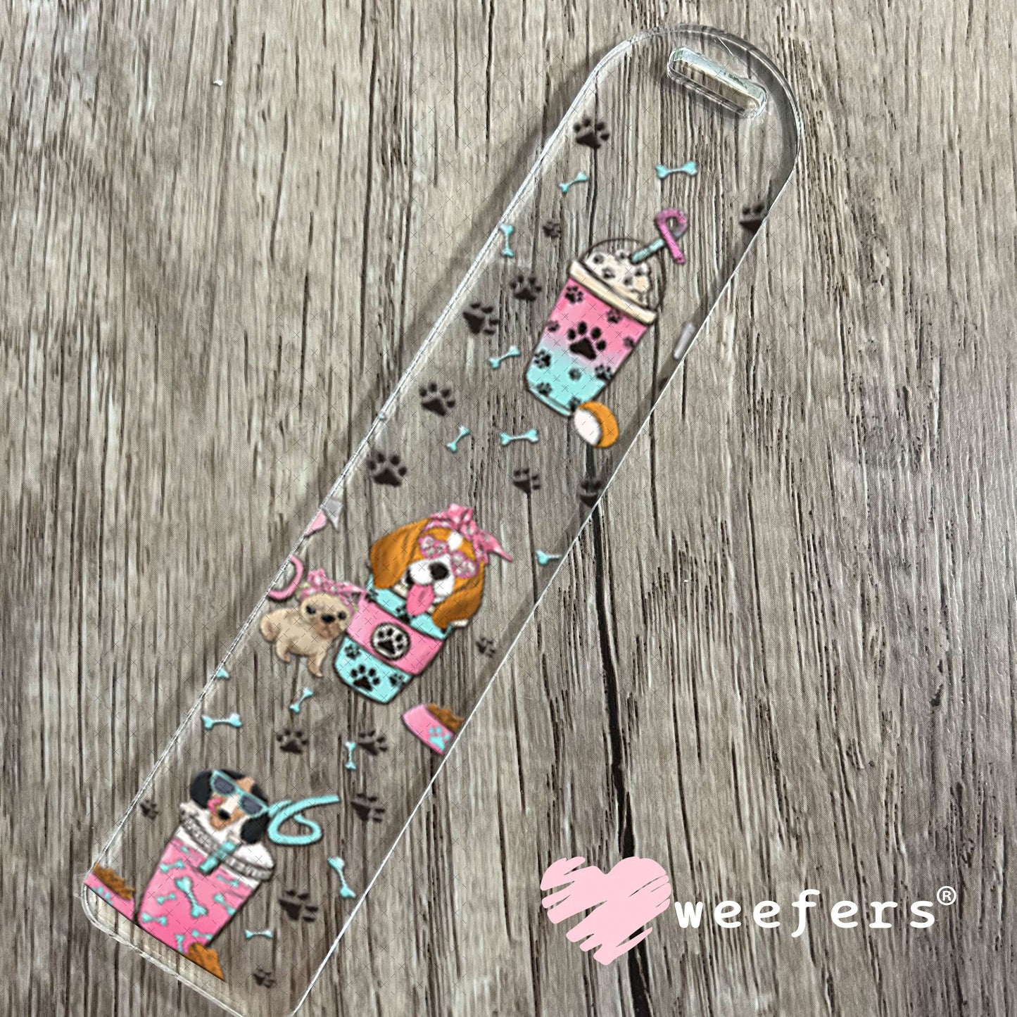 UV DTF Cup Wrap – Dog Mom Coffee Cups Bookmark Weefers