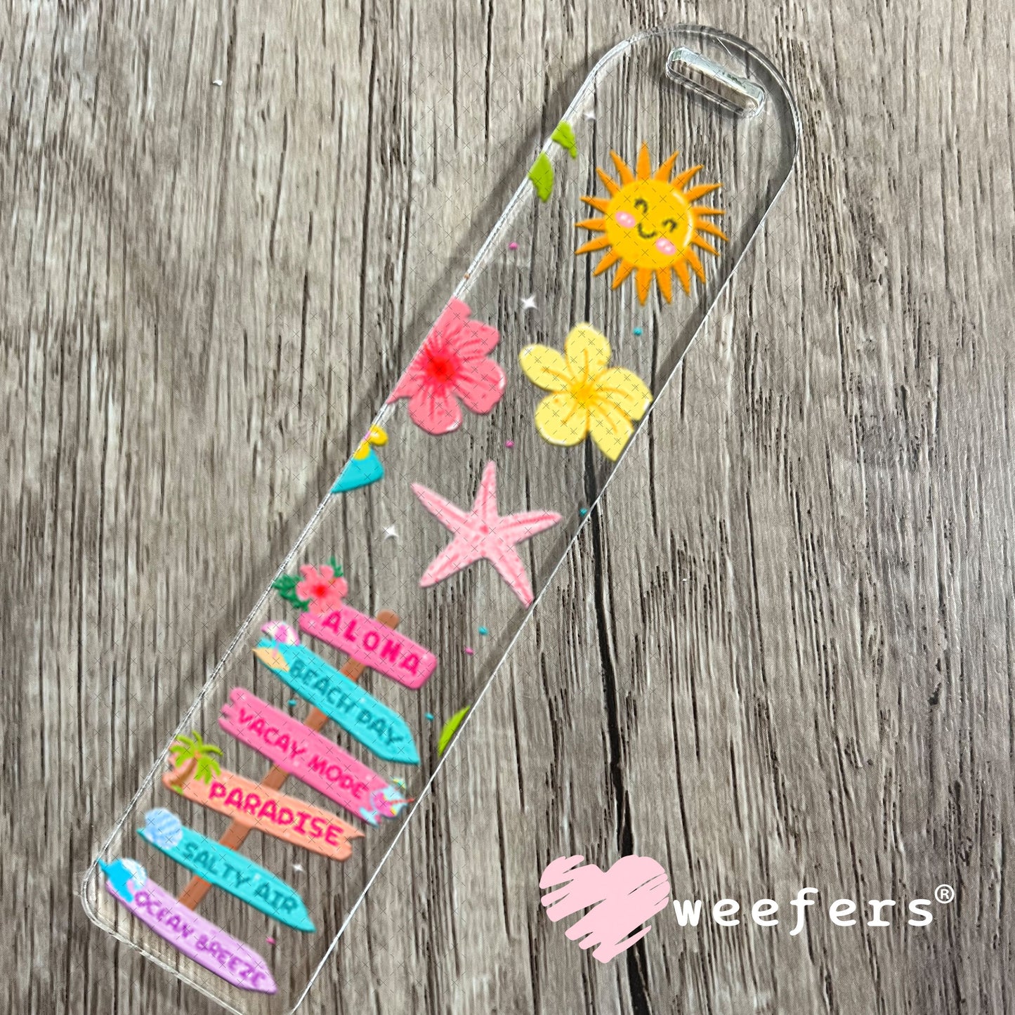 UV DTF Cup Wraps - Summer Beach Signs Bookmark Weefers