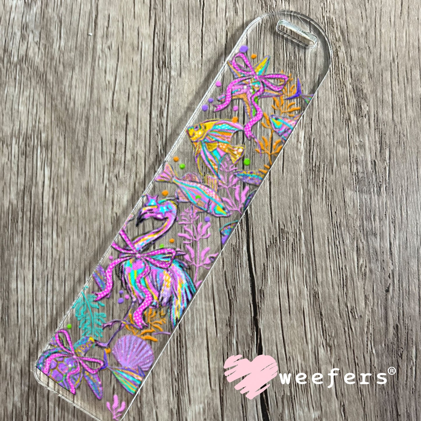 UV DTF Cup Wraps - Flamingo Sea Turtle Ocean Friends Bookmark Weefers