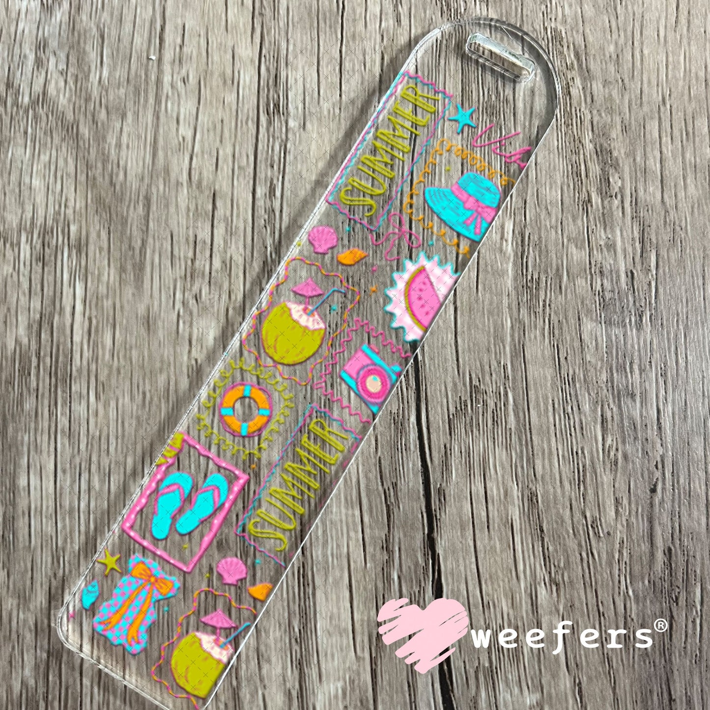 UV DTF Cup Wraps - Summer Vibes Bookmark Weefers