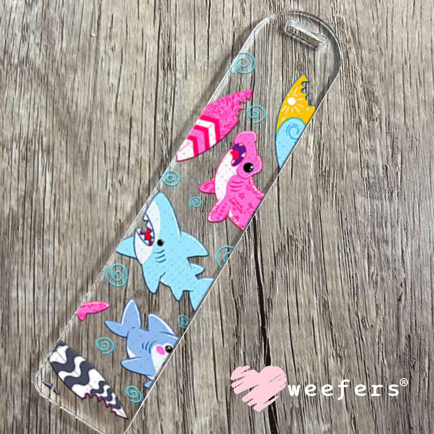 UV DTF Cup Wraps - Shark Friends Bookmark Weefers