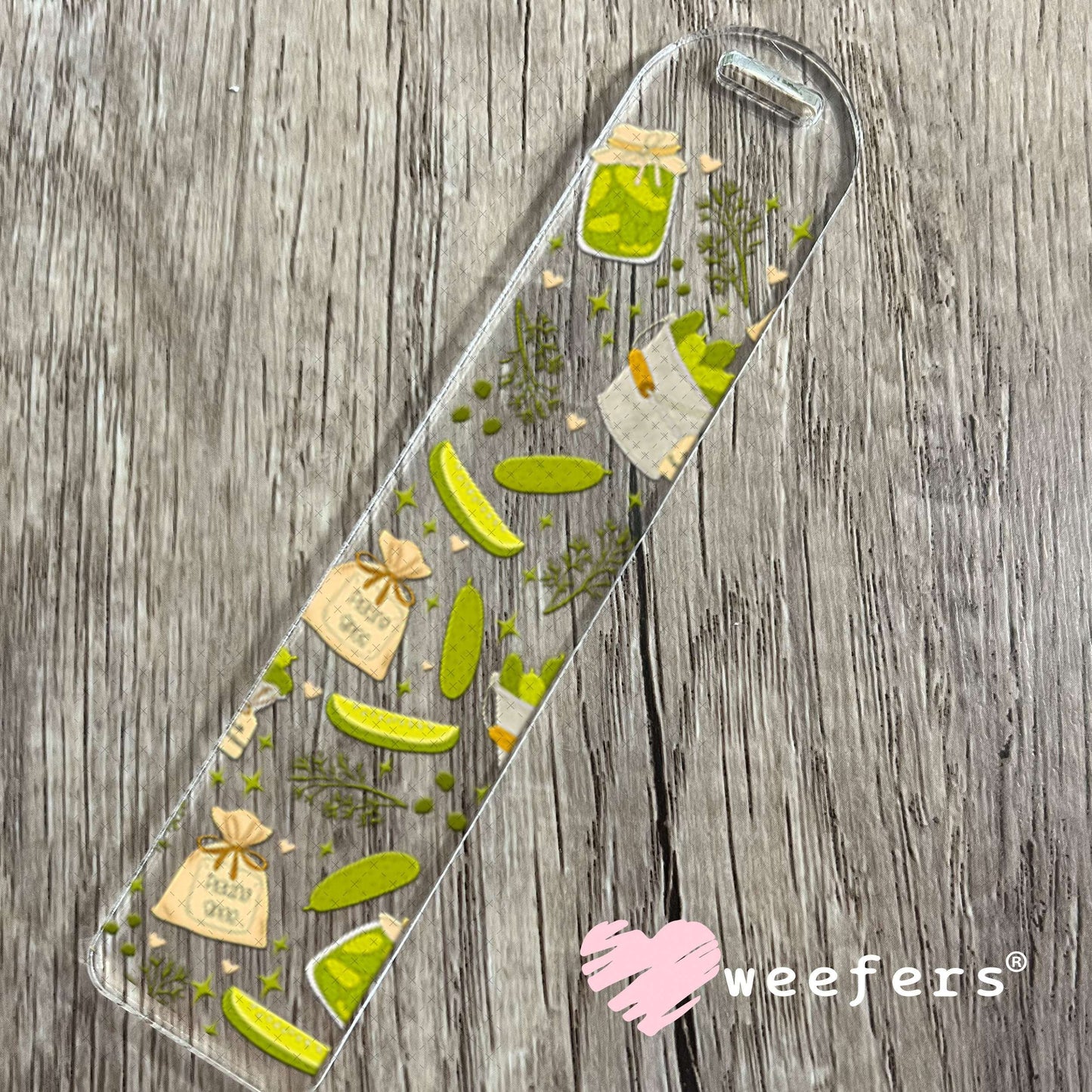 UV DTF Cup Wraps - Picking Spice Pickles Bookmark Weefers
