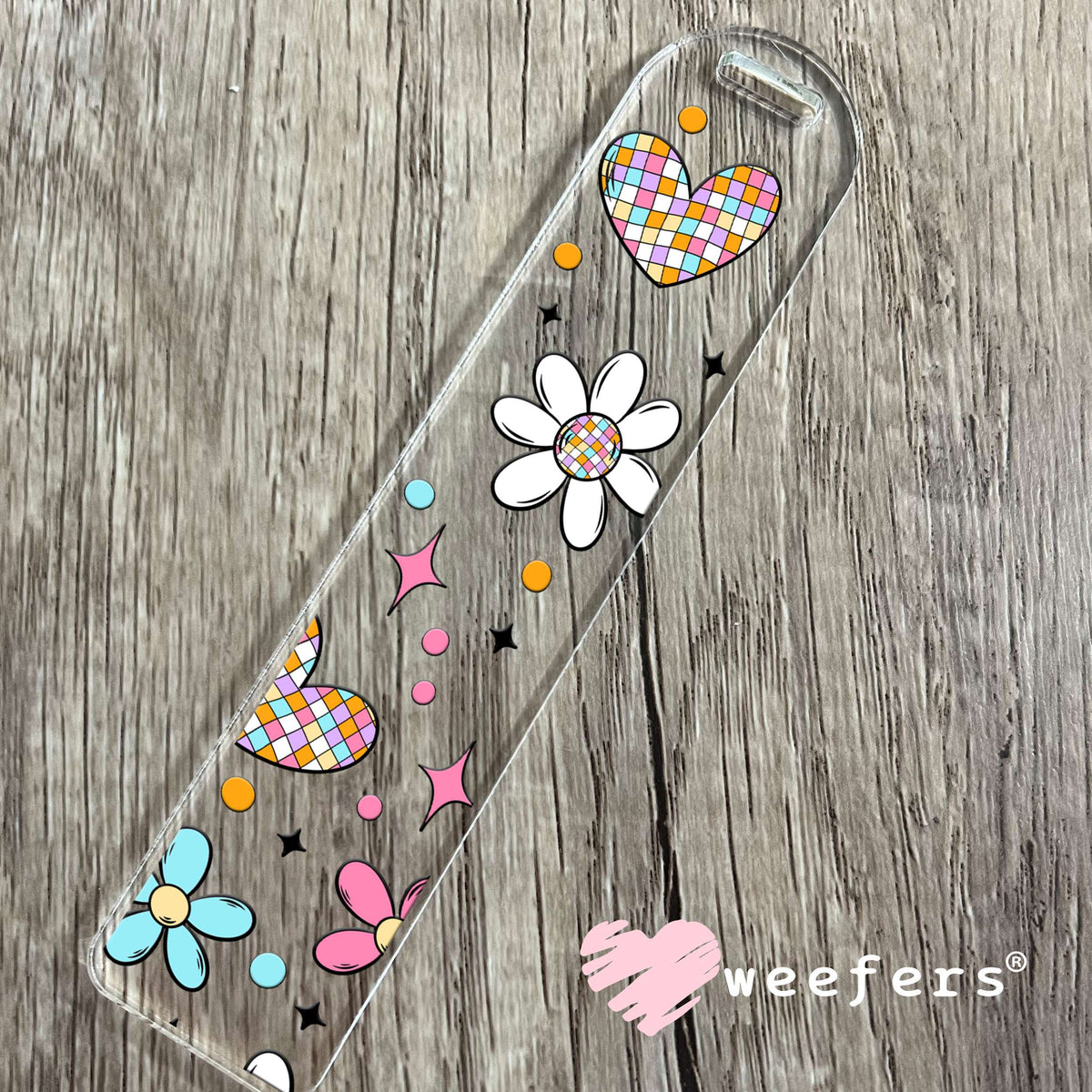 I Hate Everyone But Coffee Kinda Helps UV DTF Cup Wrap Bookmark Weefers