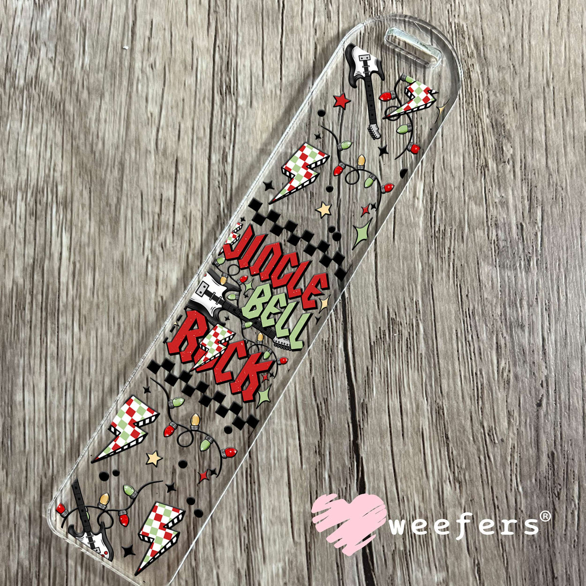 Jingle Bell Rock UV DTF Cup Wrap Bookmark Weefers
