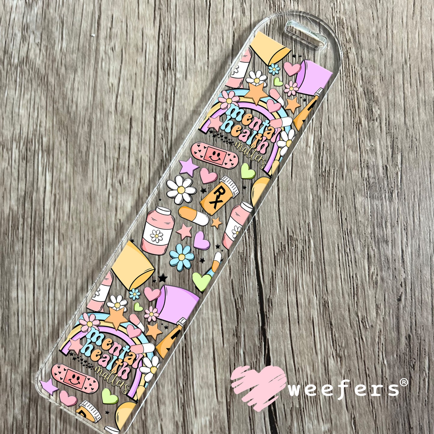 Mental Health Matters UV DTF Cup Wrap Bookmark Weefers