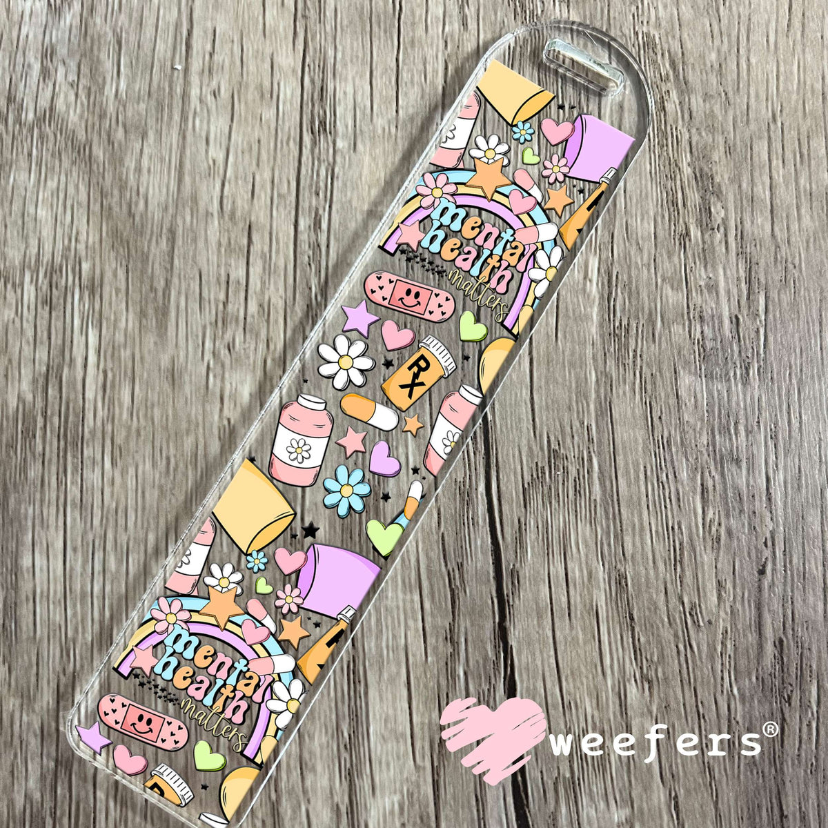 Mental Health Matters UV DTF Cup Wrap Bookmark Weefers