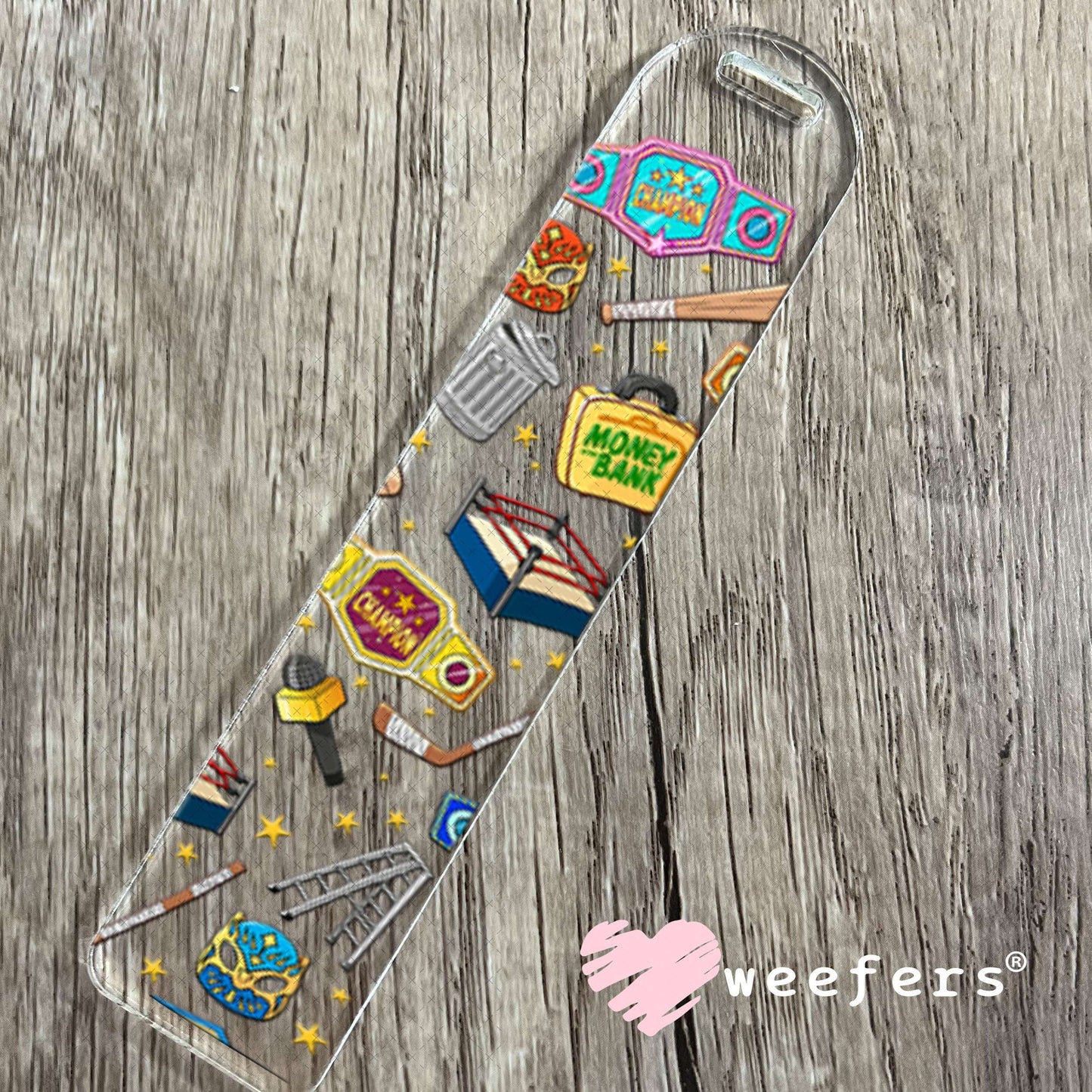 UV DTF Cup Wraps - Wrestling Favorite Things Bookmark Weefers