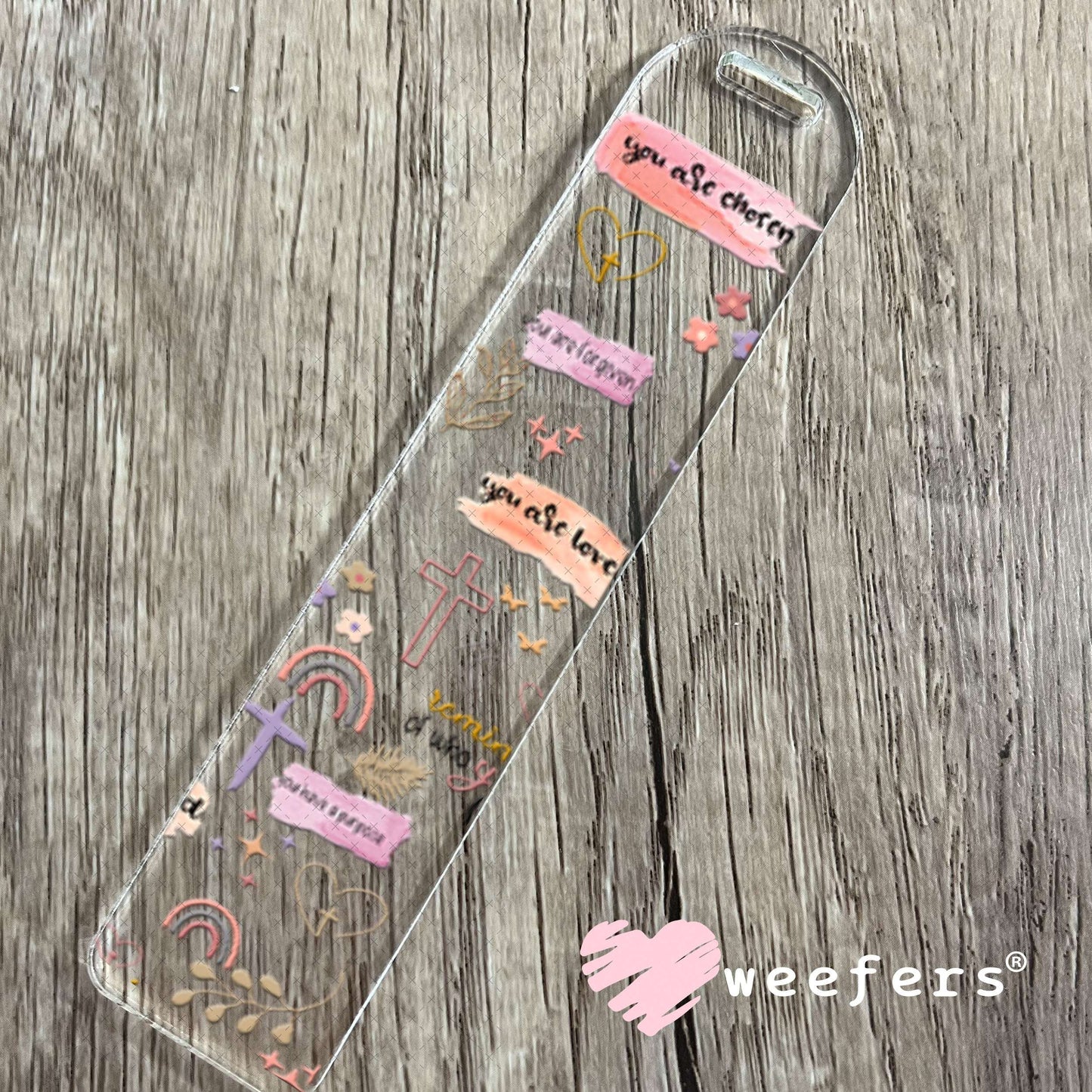 UV DTF Cup Wraps - Christian Daily Reminders Bookmark Weefers