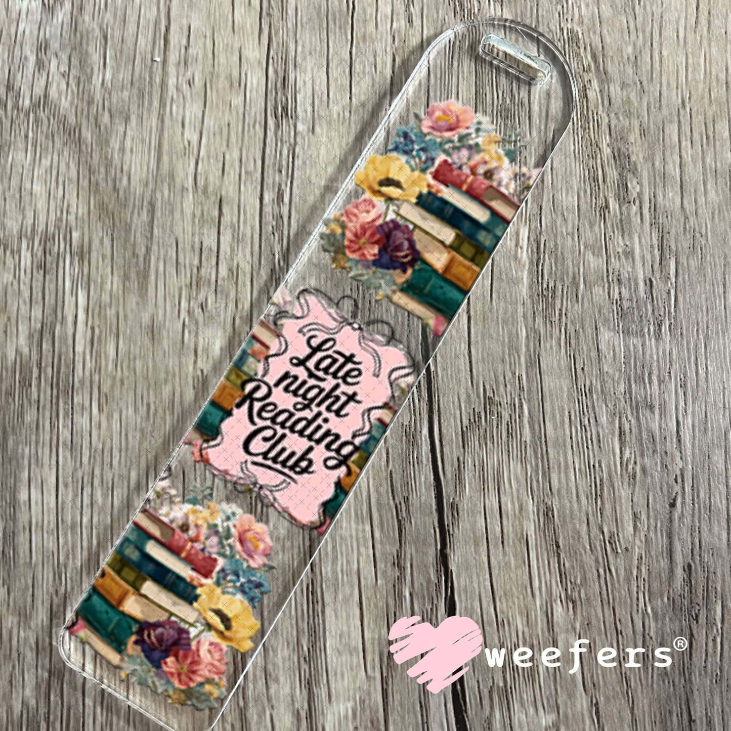 UV DTF Cup Wraps - Late Night Reading Club Bookmark Weefers
