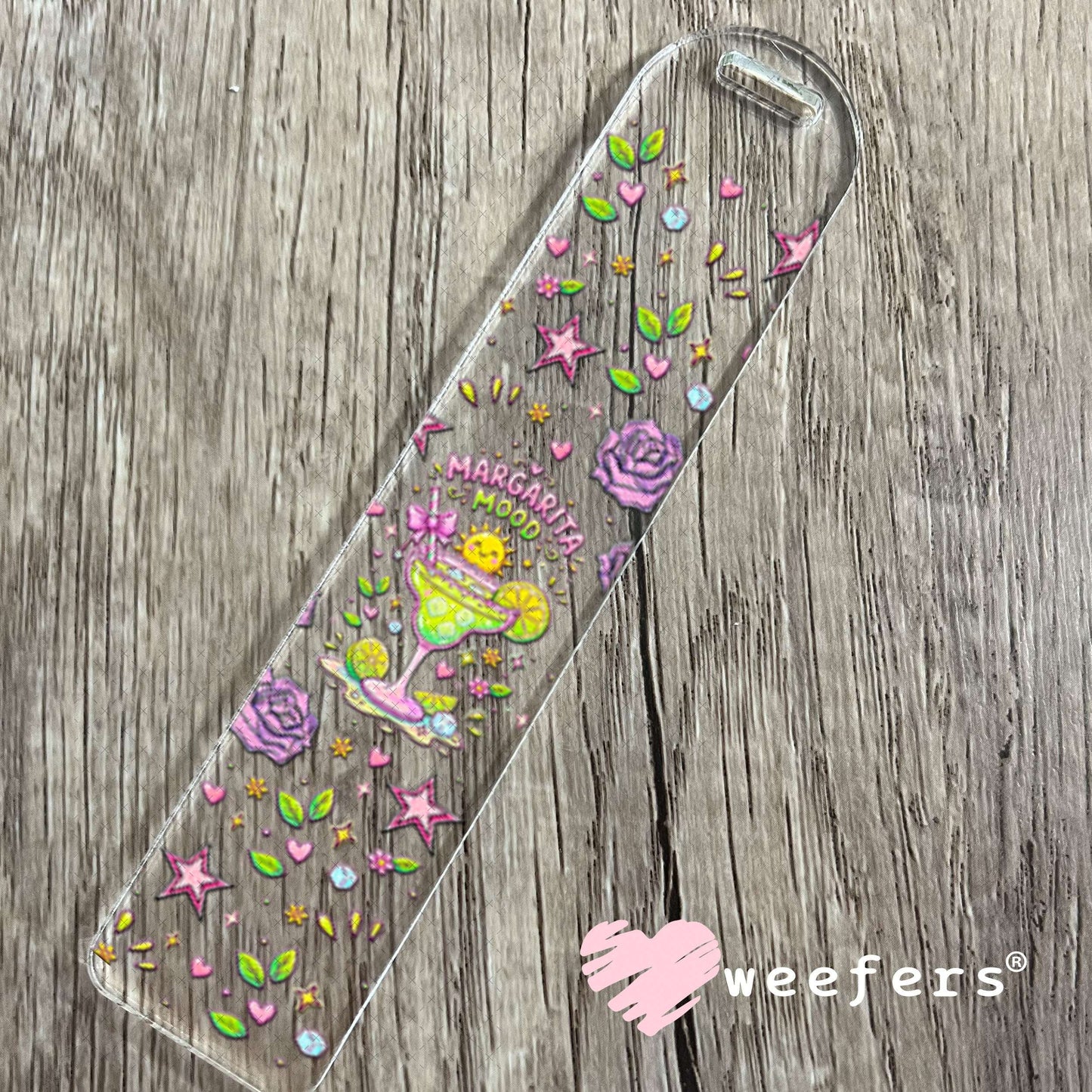 UV DTF Cup Wraps - Margarita Mood - Weefers® Exclusive Bookmark Weefers