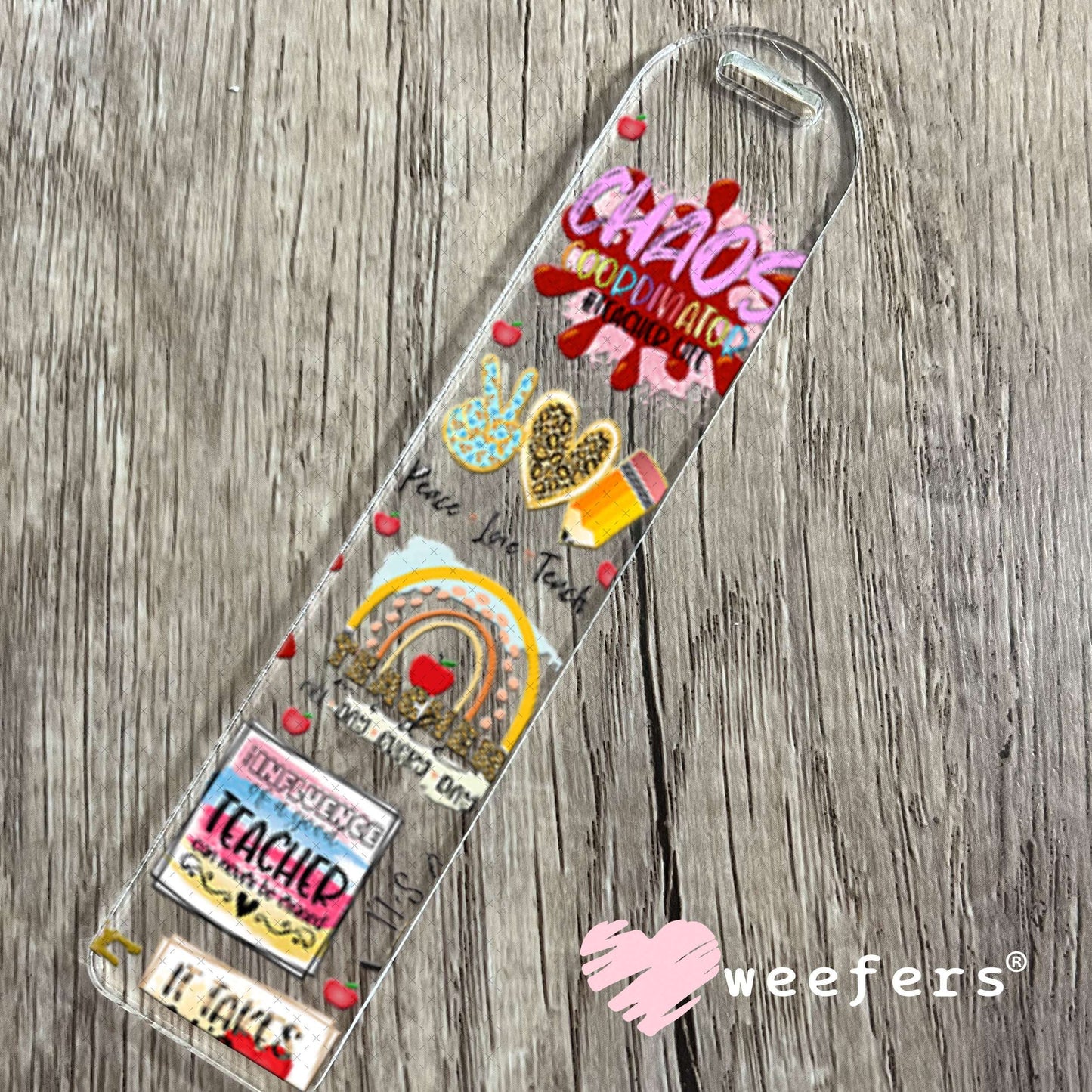 UV DTF Cup Wraps - Teacher Quotes Bookmark Weefers