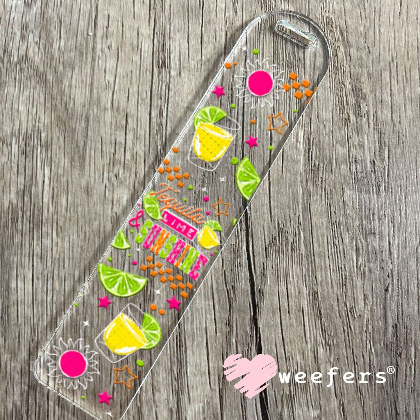 UV DTF Cup Wraps - Tequila Lime and Sunshine Bookmark Weefers