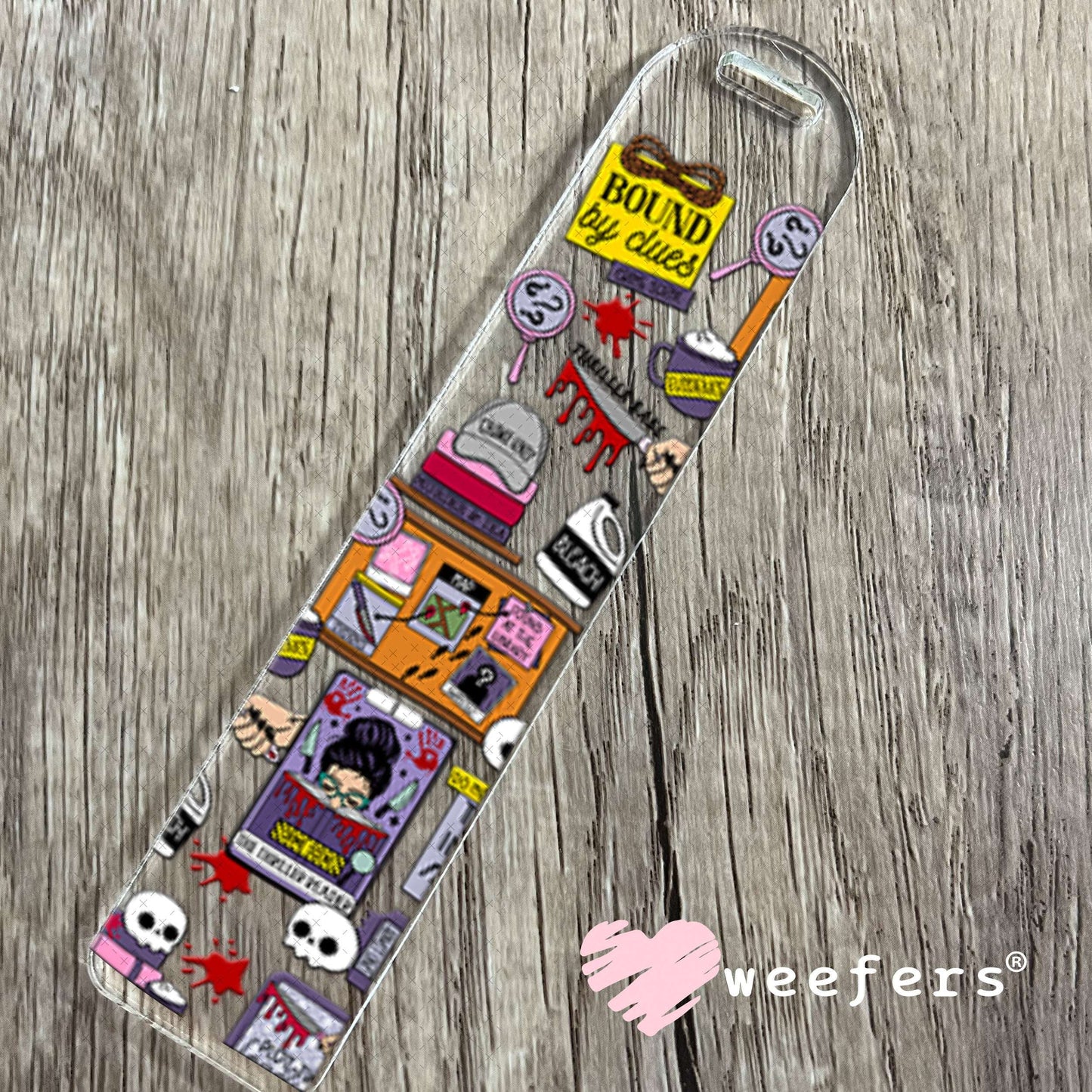 UV DTF Cup Wraps - True Crime Lover Bookmark Weefers