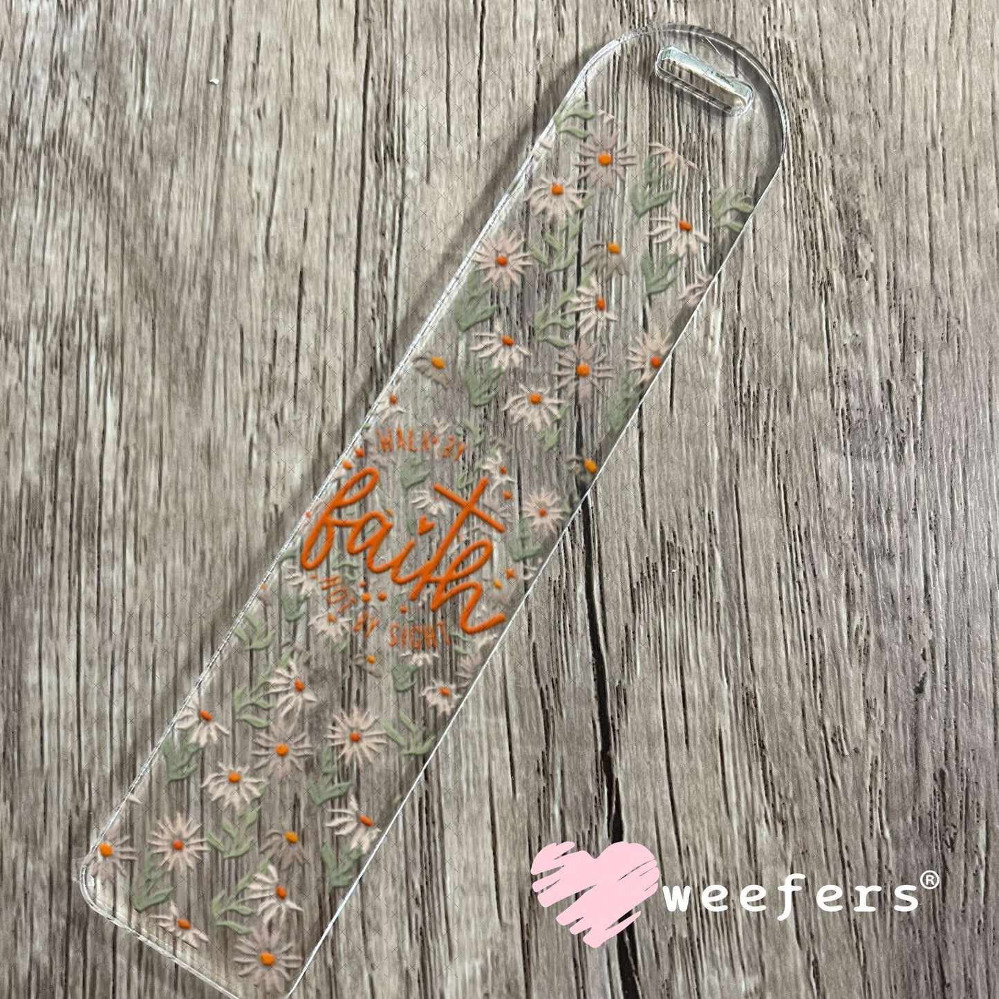 UV DTF Cup Wraps - Walk by Faith Bookmark Weefers