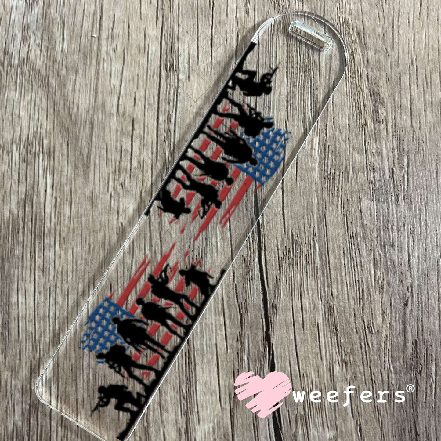 UV DTF Cup Wraps - Soldiers USA Bookmark Weefers
