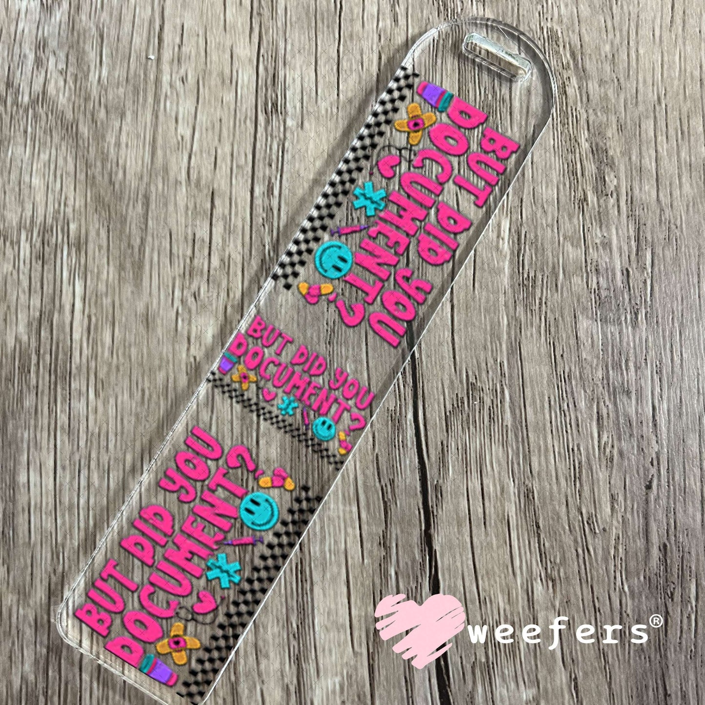 UV DTF Cup Wraps - But Did you Document? Funny Nurse Bookmark Weefers