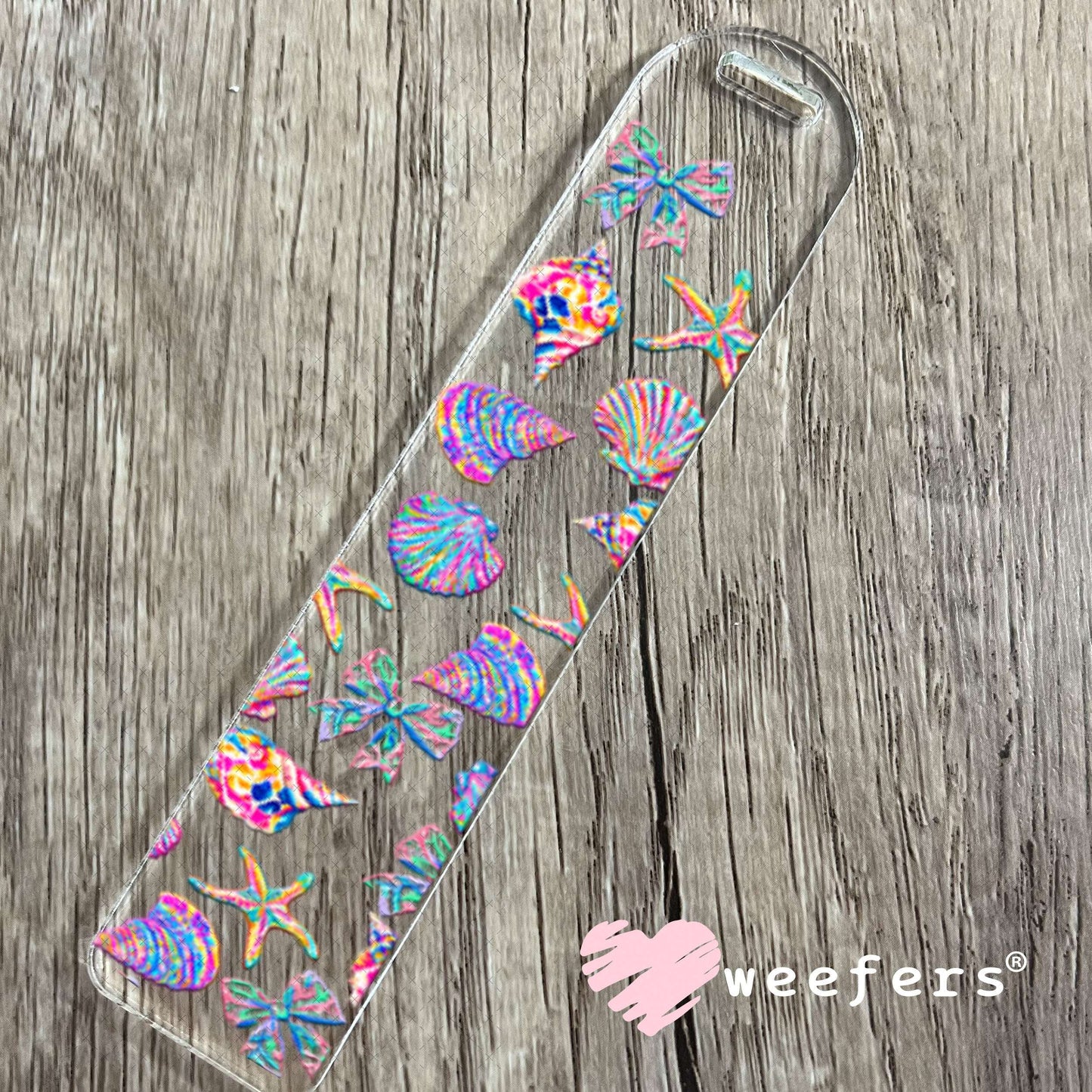UV DTF Cup Wraps - Under the Ocean Seashells and Starfish Bookmark Weefers