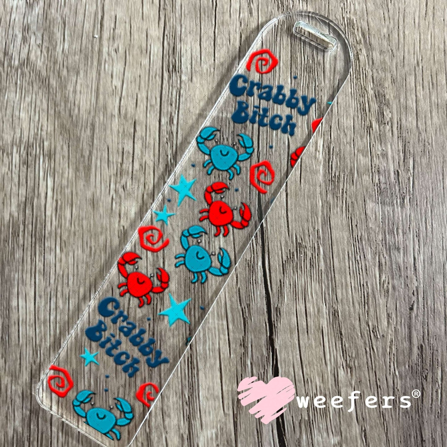 UV DTF Cup Wraps - Crabby B$tch Bookmark Weefers