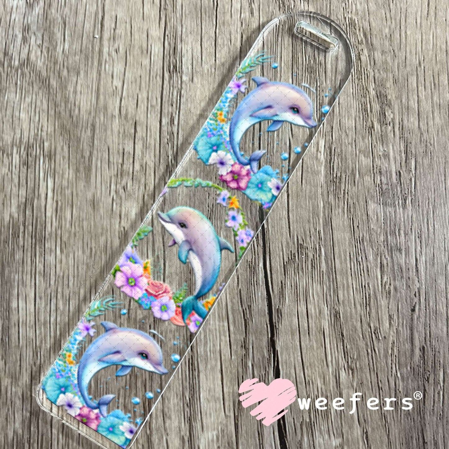 UV DTF Cup Wraps - Dolphins Flowers Bookmark Weefers