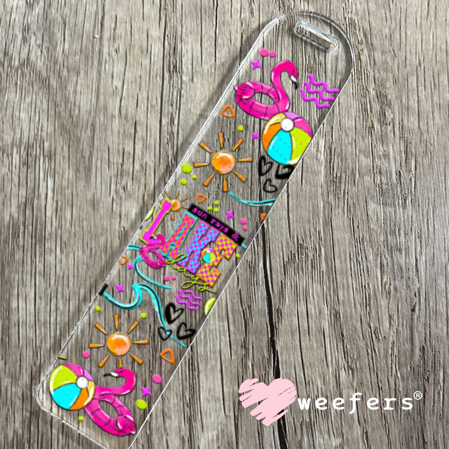 UV DTF Cup Wraps - Sun Rays and Lake Days Bookmark Weefers