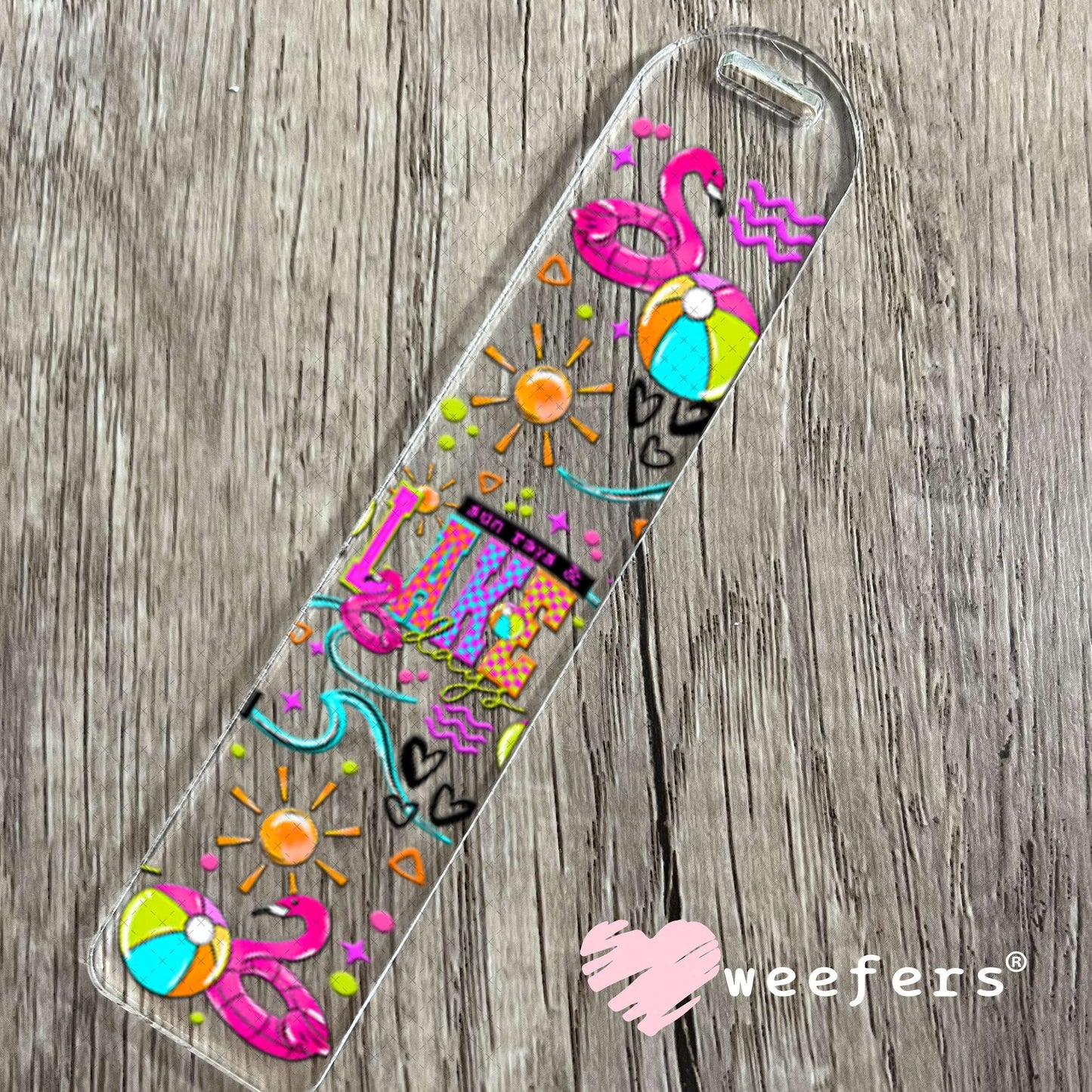 UV DTF Cup Wraps - Sun Rays and Lake Days Bookmark Weefers