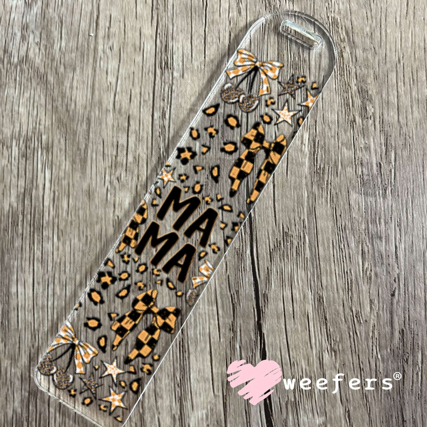 UV DTF Cup Wraps - Mama Orange and Camo Bookmark Weefers