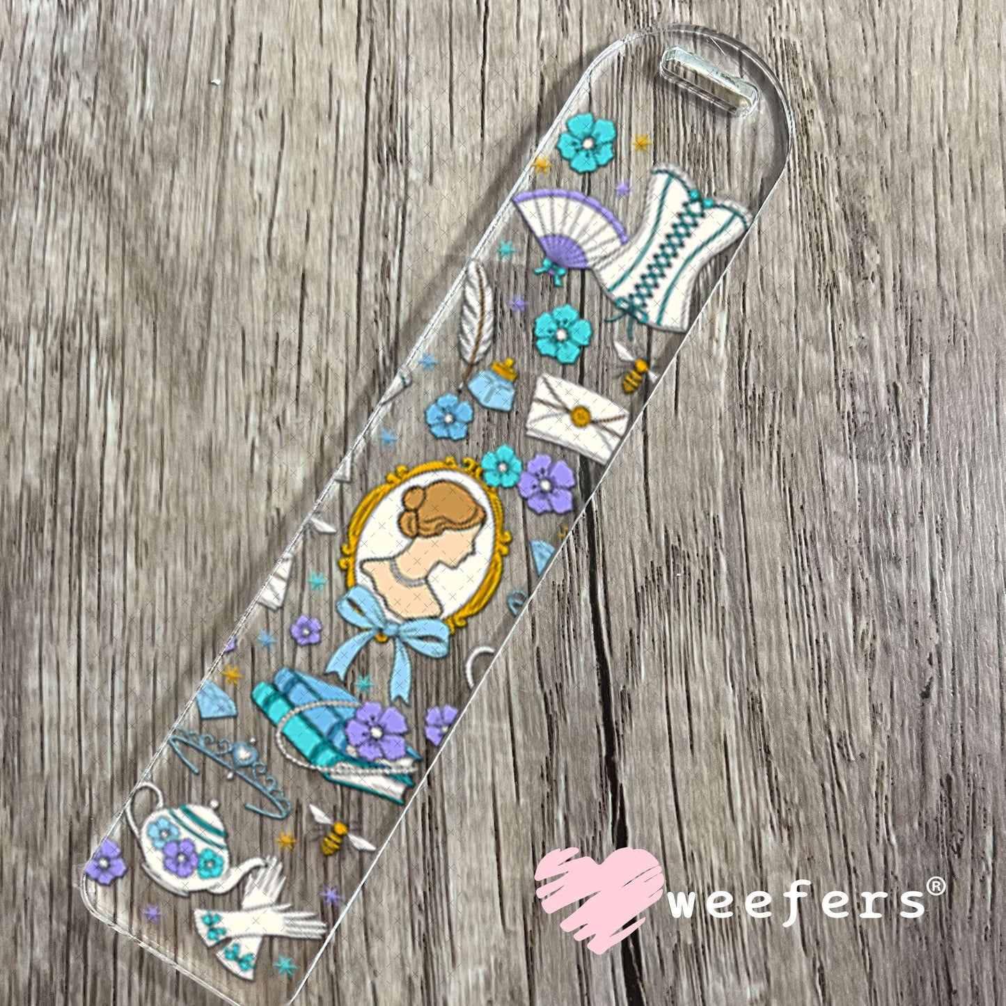 UV DTF Cup Wraps - Victorian Era Bridgerton Bookmark Weefers