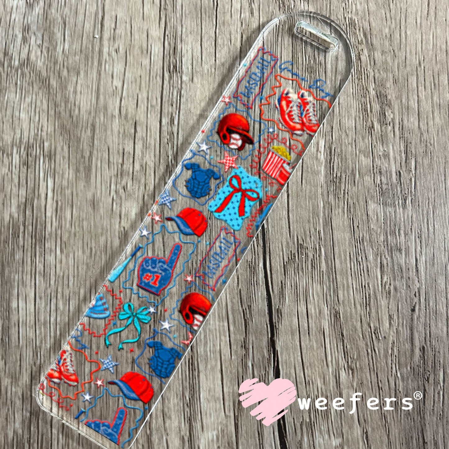 UV DTF Cup Wraps - Retro Baseball Gameday Bookmark Weefers