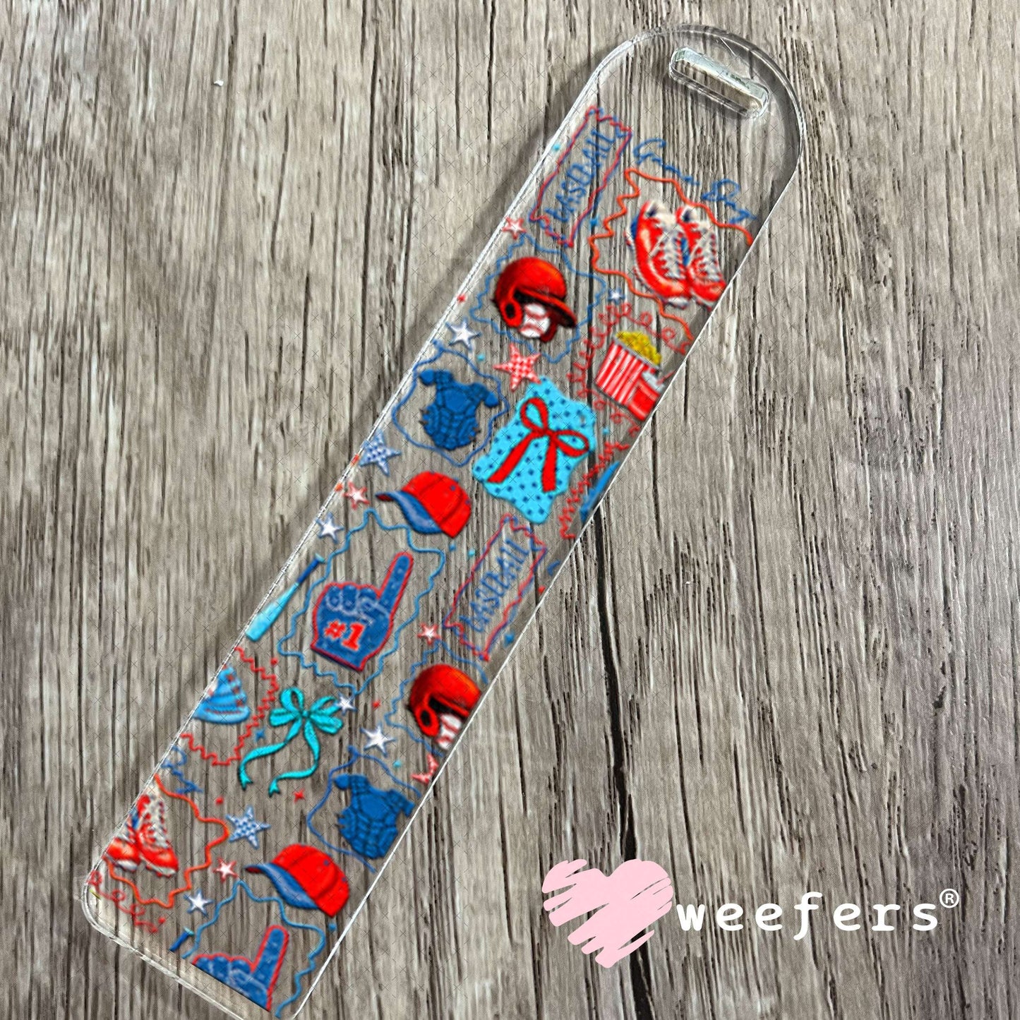 UV DTF Cup Wraps - Retro Baseball Gameday Bookmark Weefers