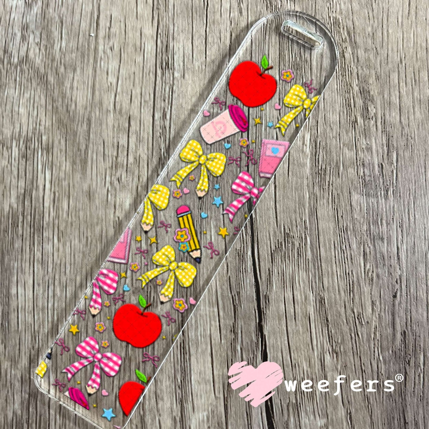 UV DTF Cup Wraps - Teacher Favorite Things Bookmark Weefers