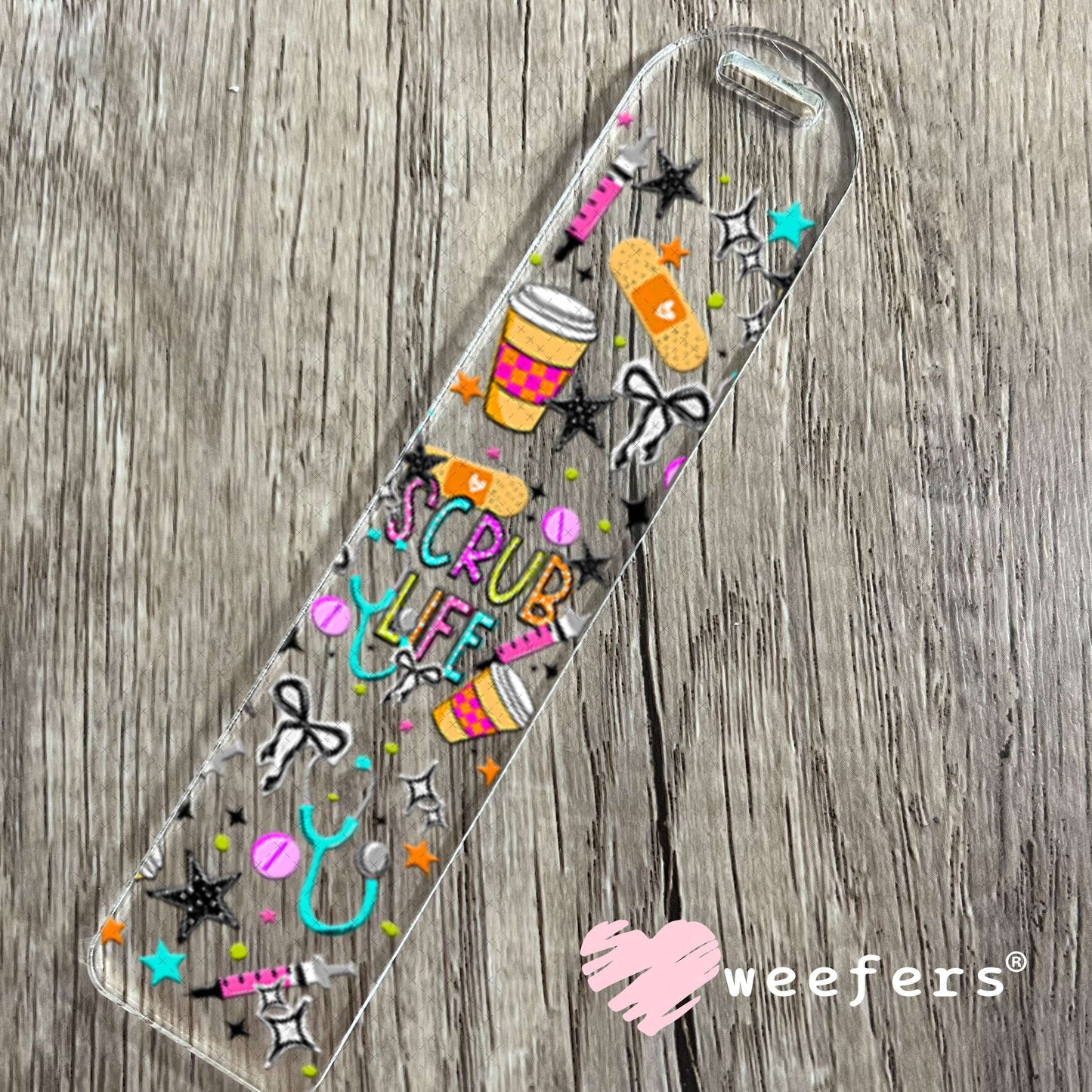 UV DTF Cup Wraps - Scrub Life Medical Bookmark Weefers