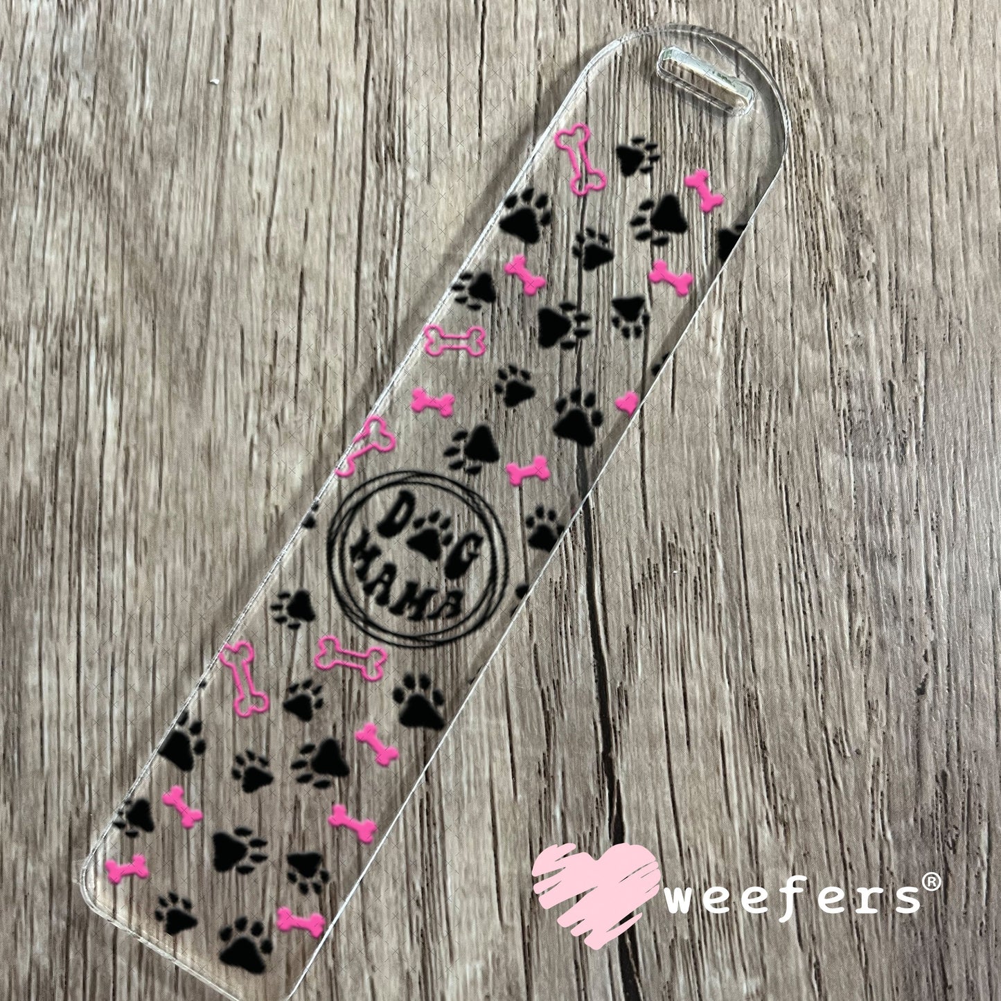 UV DTF Cup Wraps - Dog Mama Bookmark Weefers