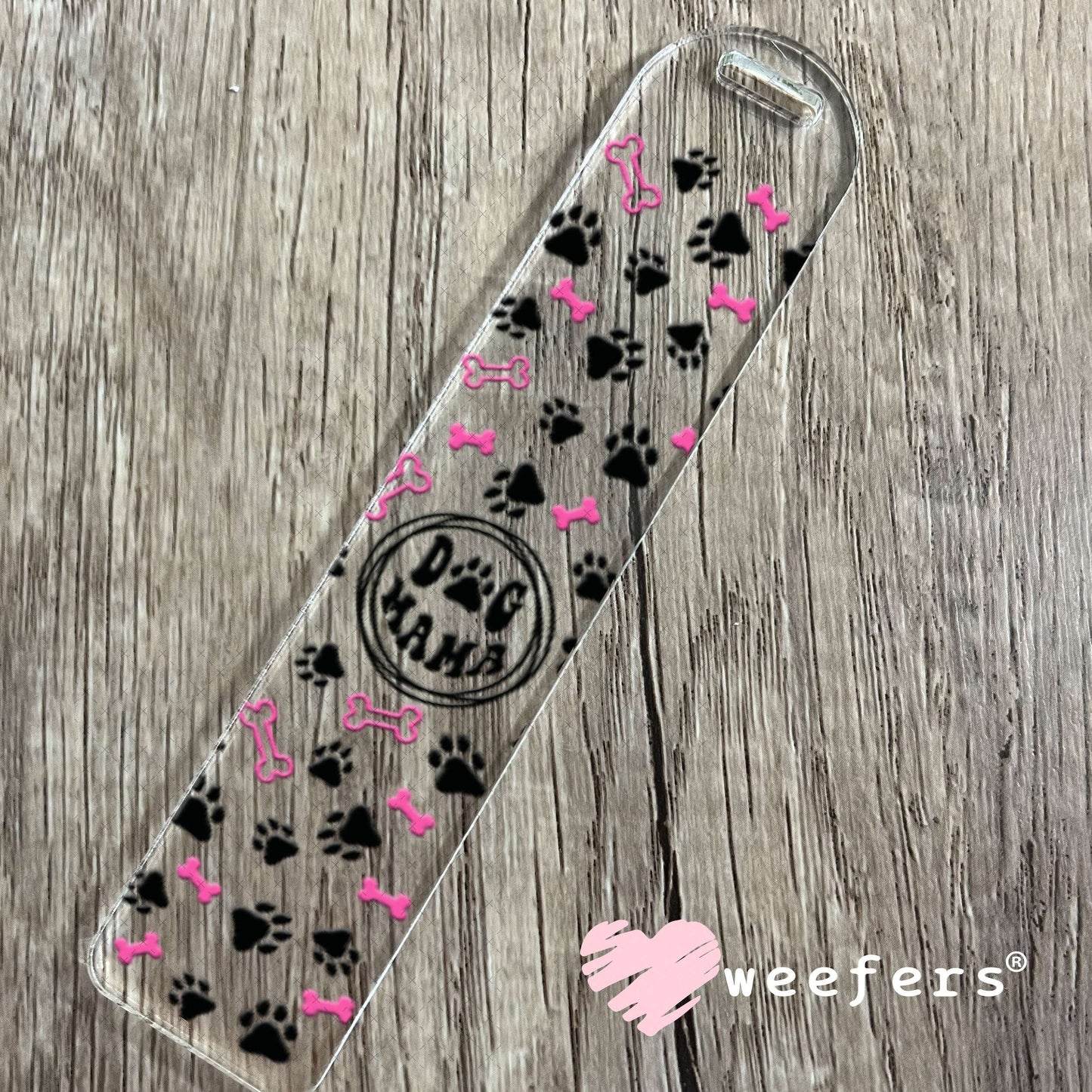 UV DTF Cup Wraps - Dog Mama Bookmark Weefers