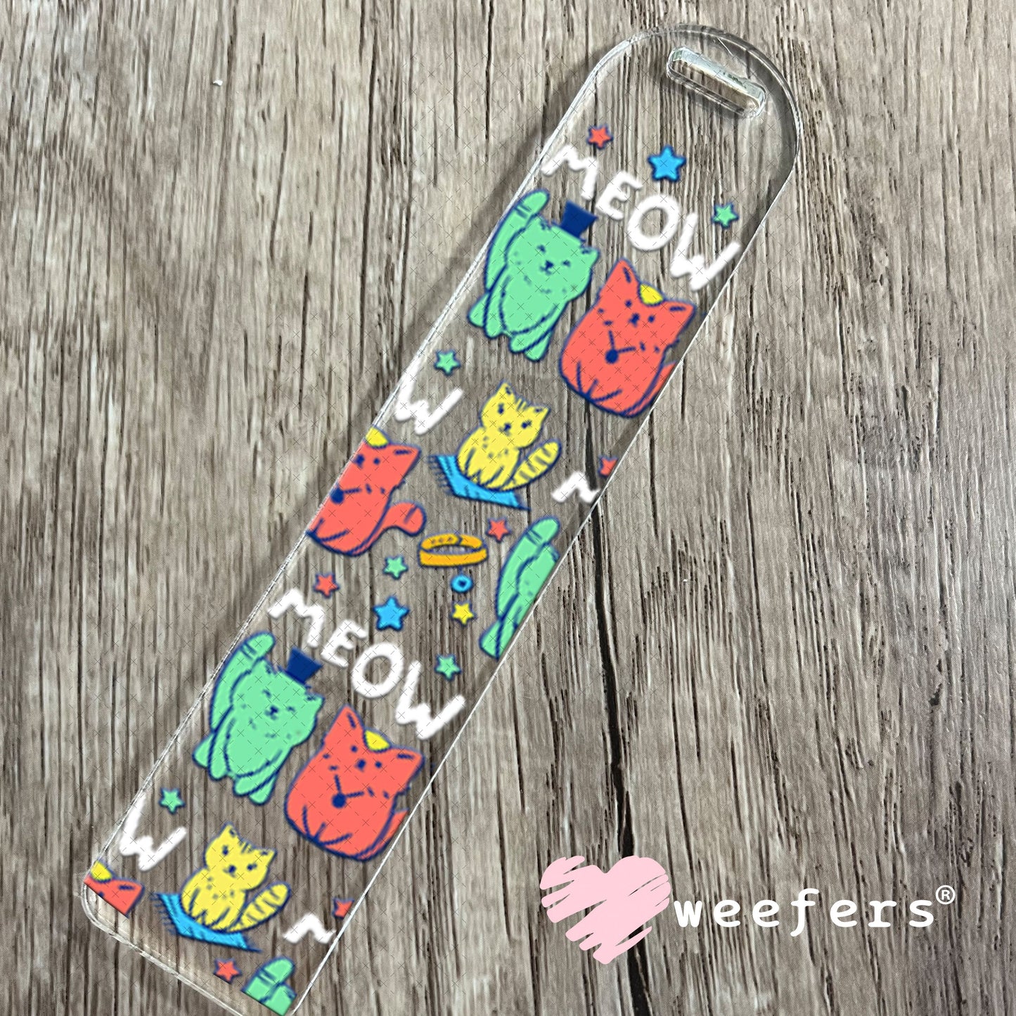 UV DTF Cup Wraps - Meow Cat Friends Bookmark Weefers