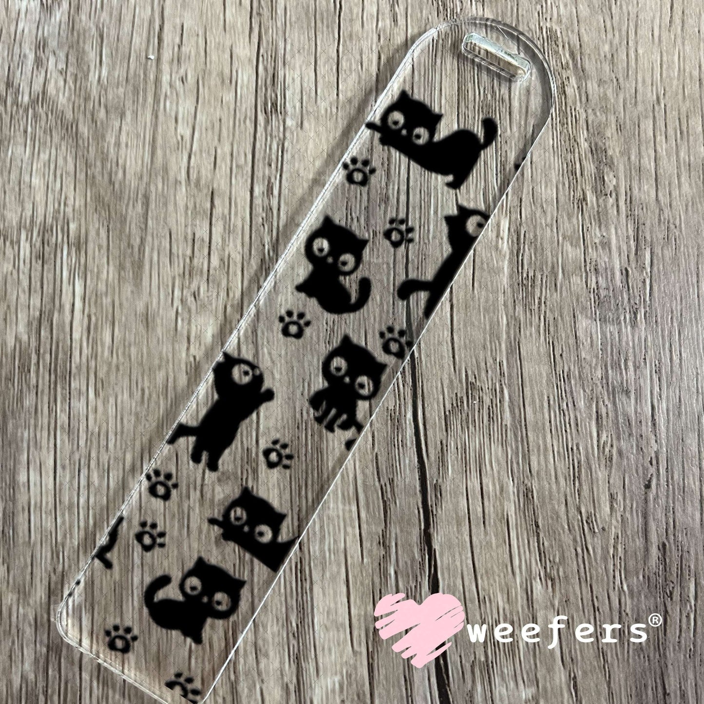 UV DTF Cup Wraps - Black Cats Bookmark Weefers