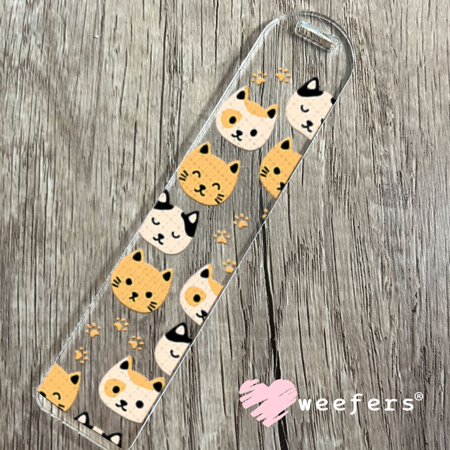 UV DTF Cup Wraps - Cat Heads Bookmark Weefers