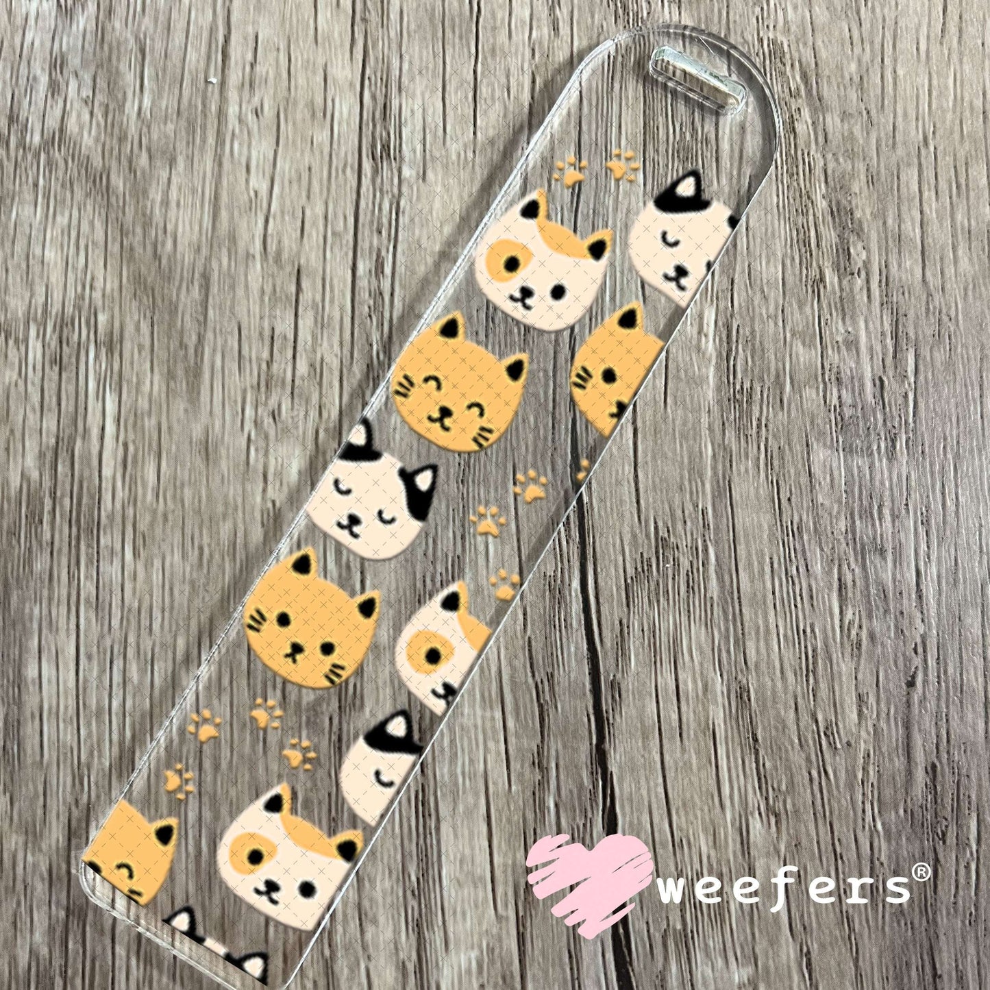 UV DTF Cup Wraps - Cat Heads Bookmark Weefers
