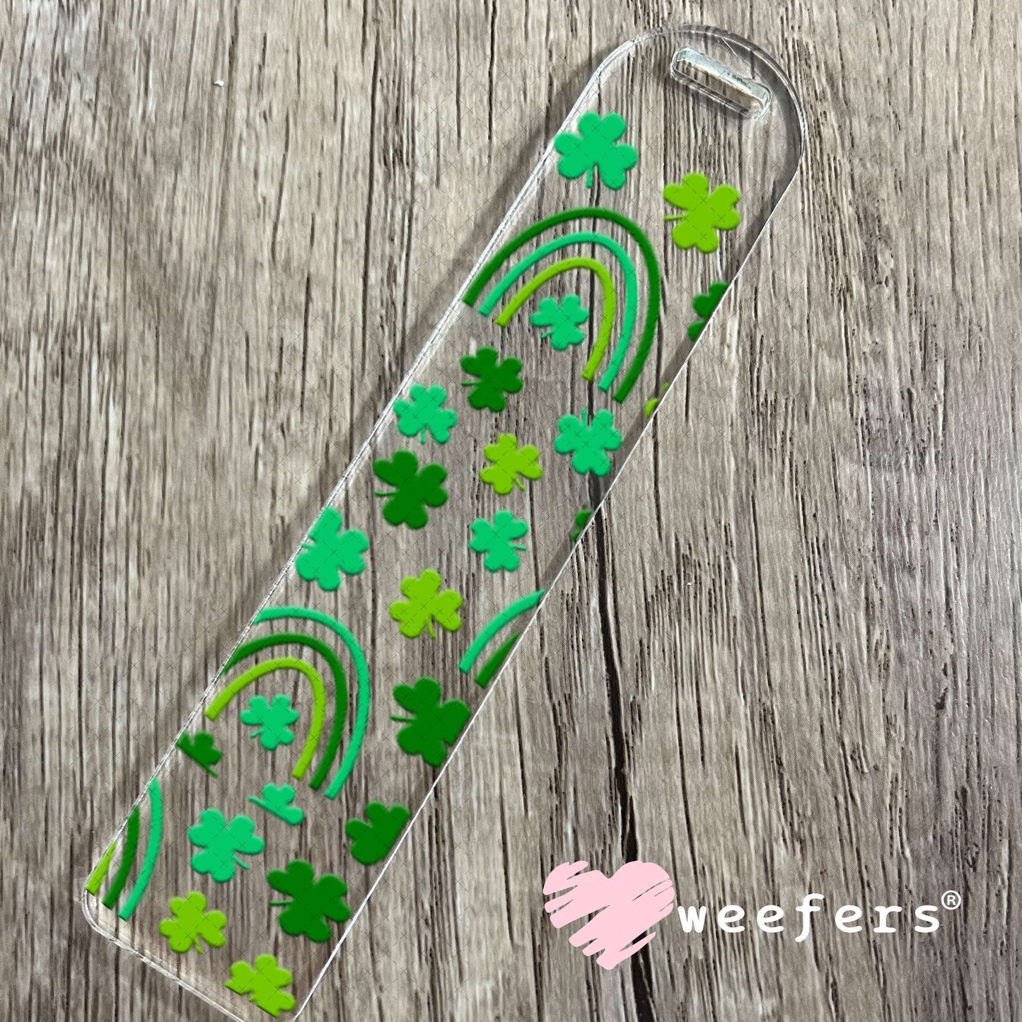 UV DTF Cup Wraps - Lucky Rainbow Bookmark Weefers